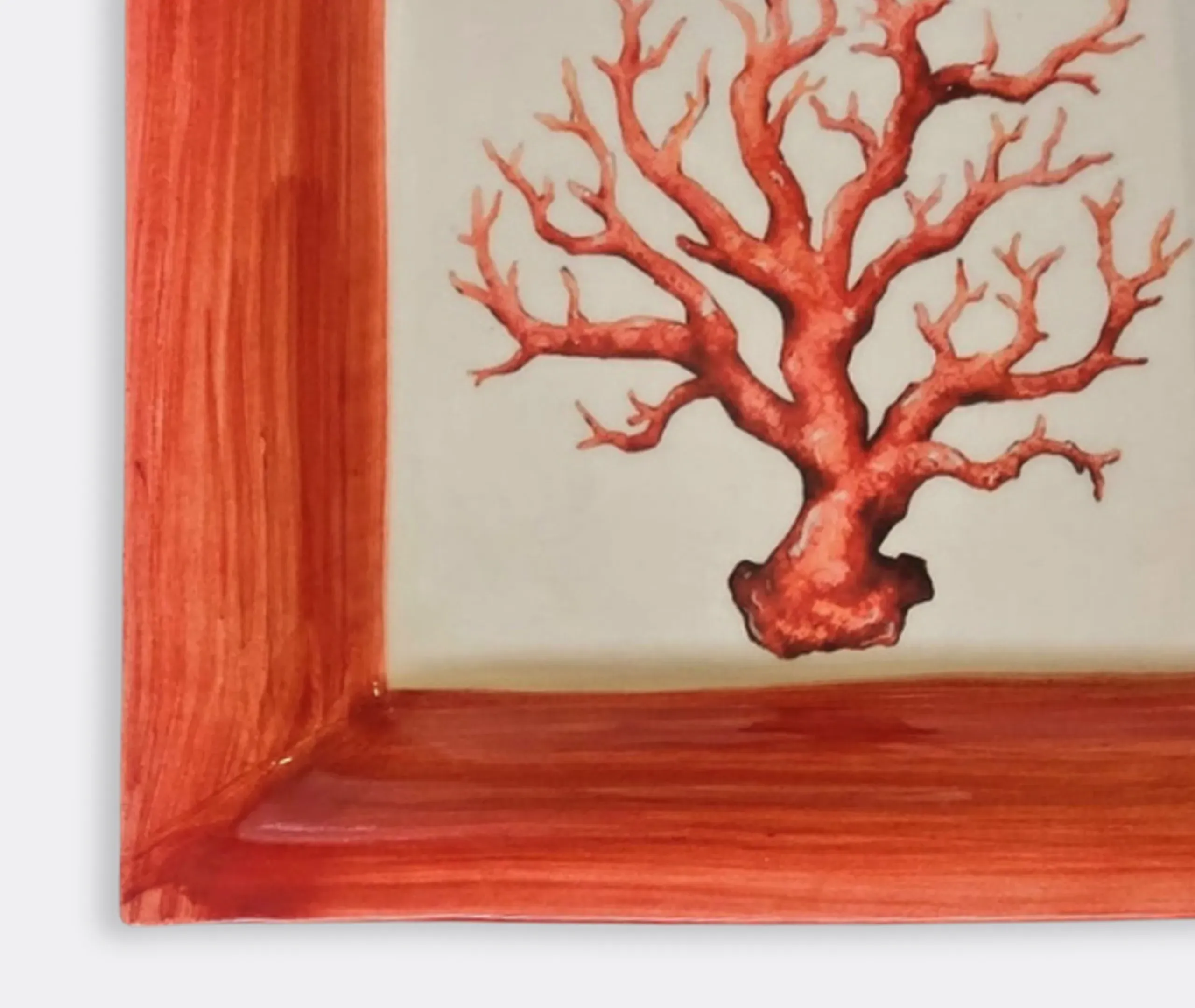 Coral Square Ceramic Vide Poche - Multicolour alternate view