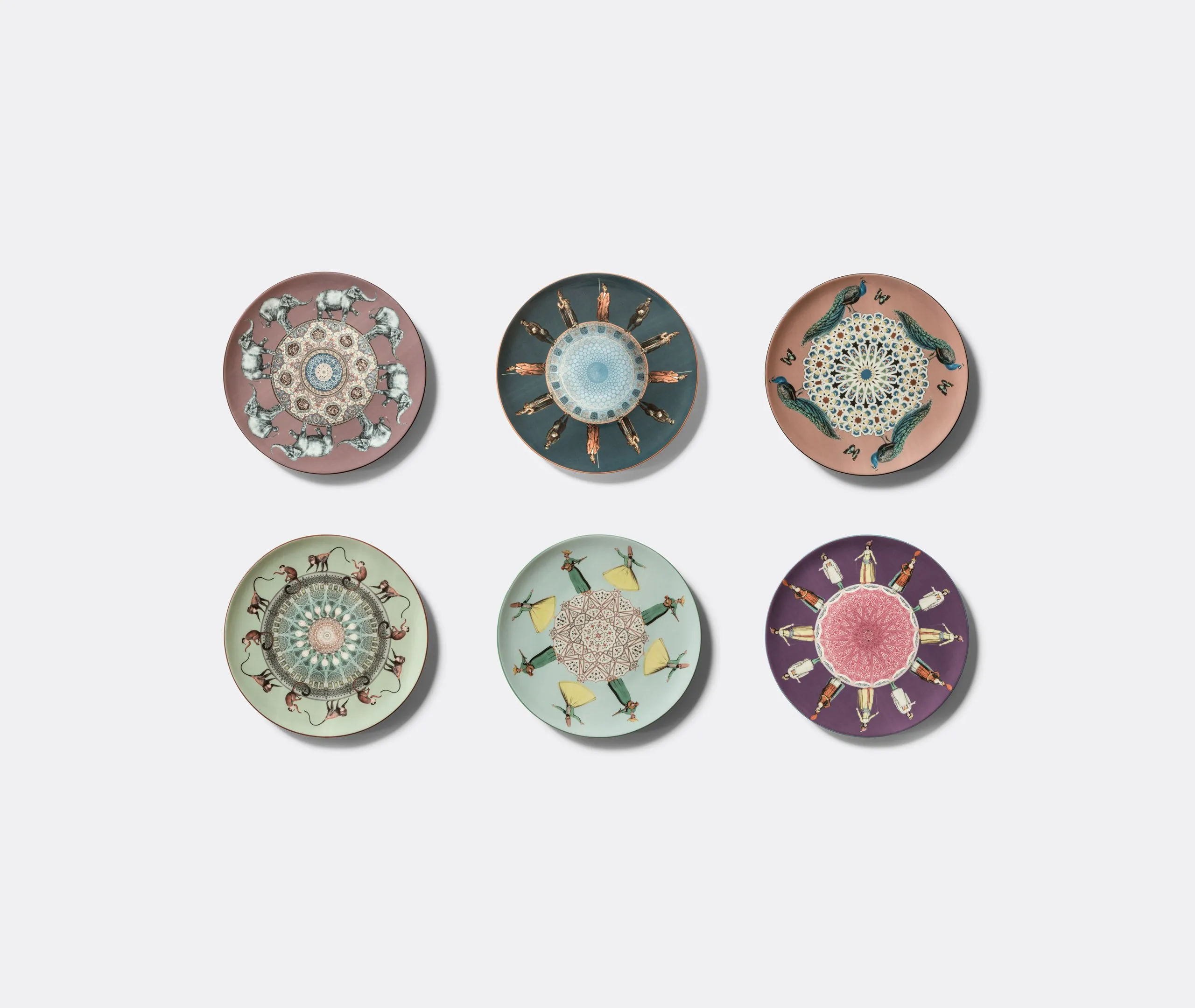 Decorative Plate with Soldier Design - Multicolour