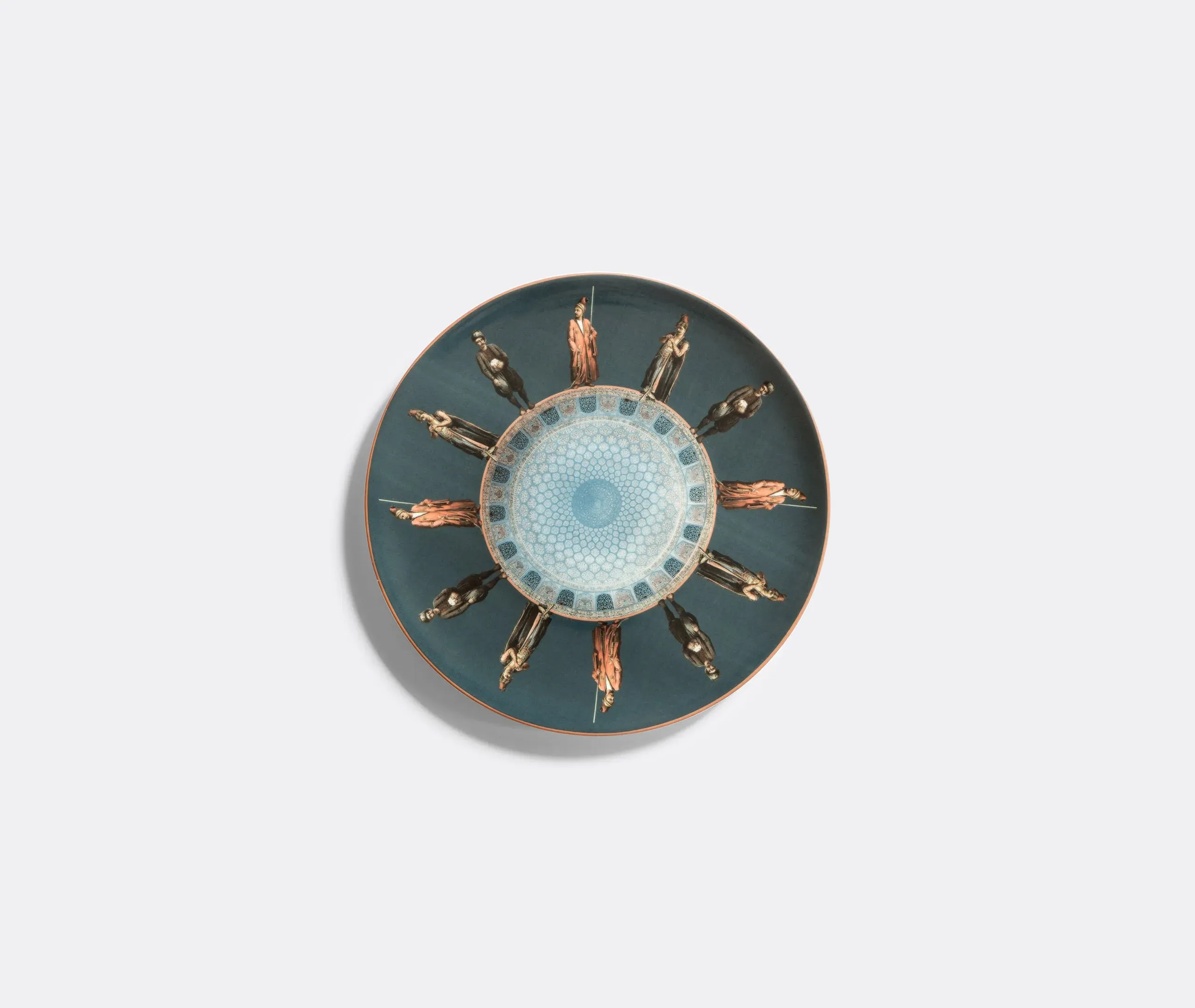 Decorative Plate with Soldier Design - Multicolour image