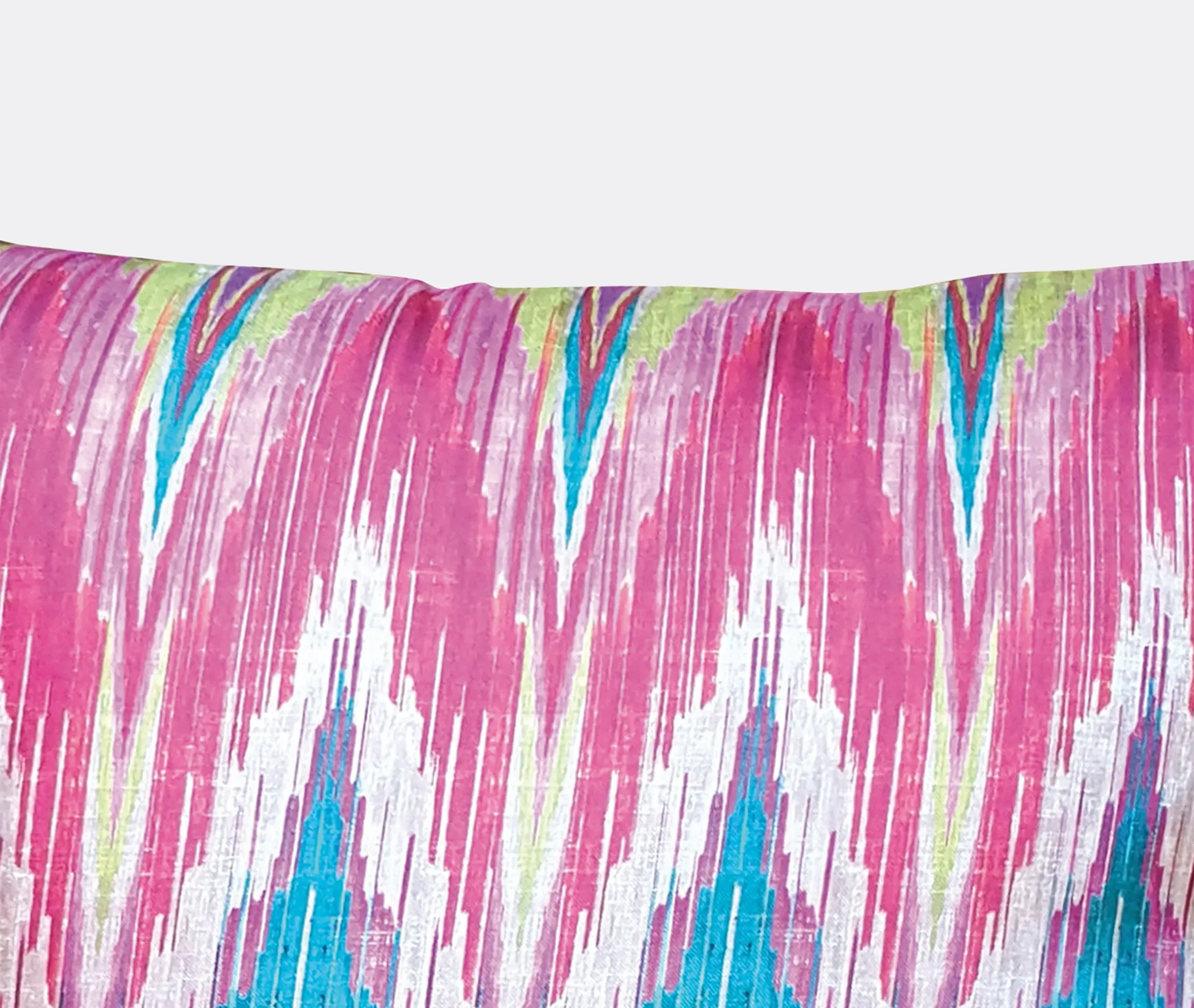 Ikat Cushion - Multicolor, Silk