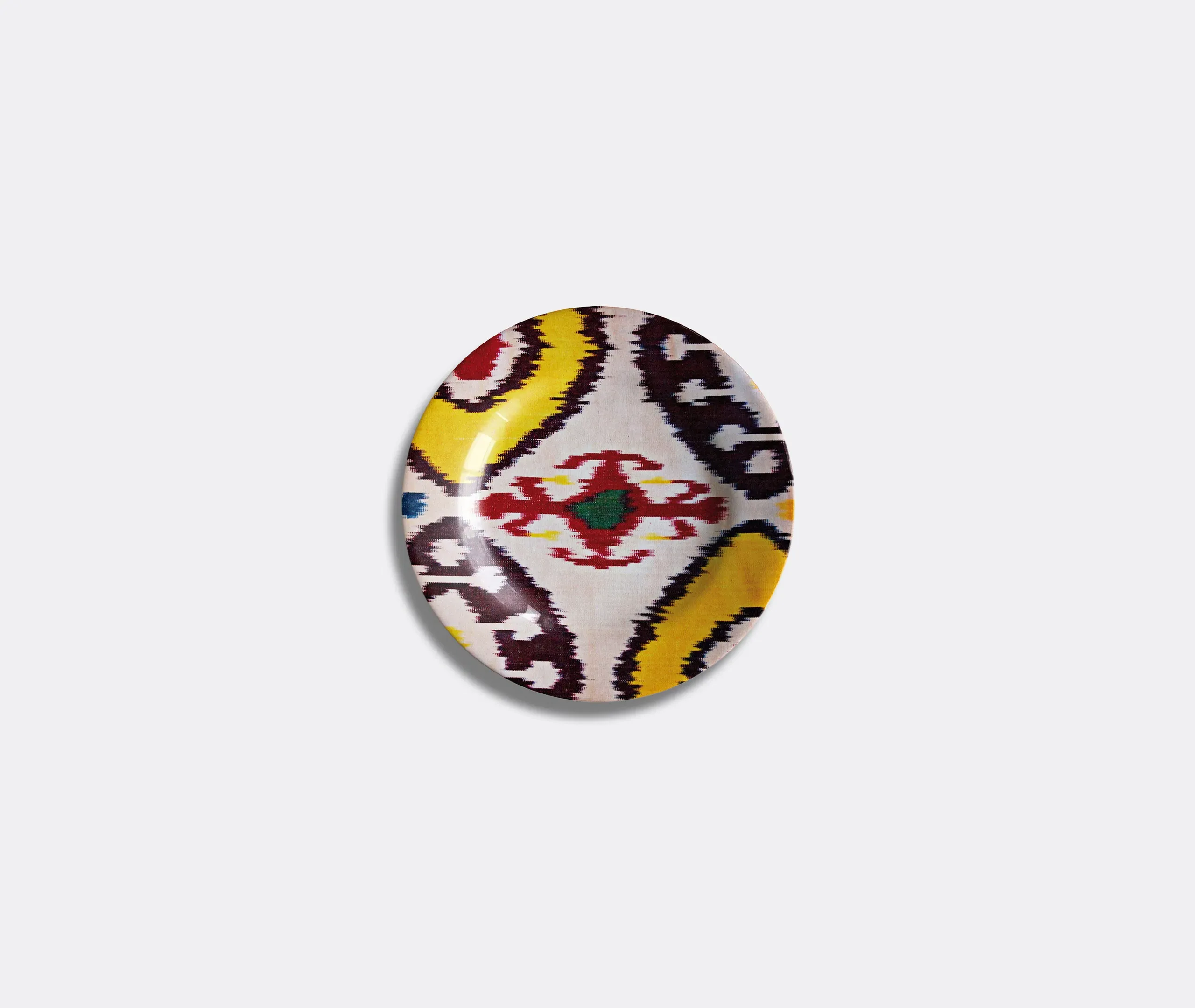 Ikat Small Ceramic Plate - Multicolour product