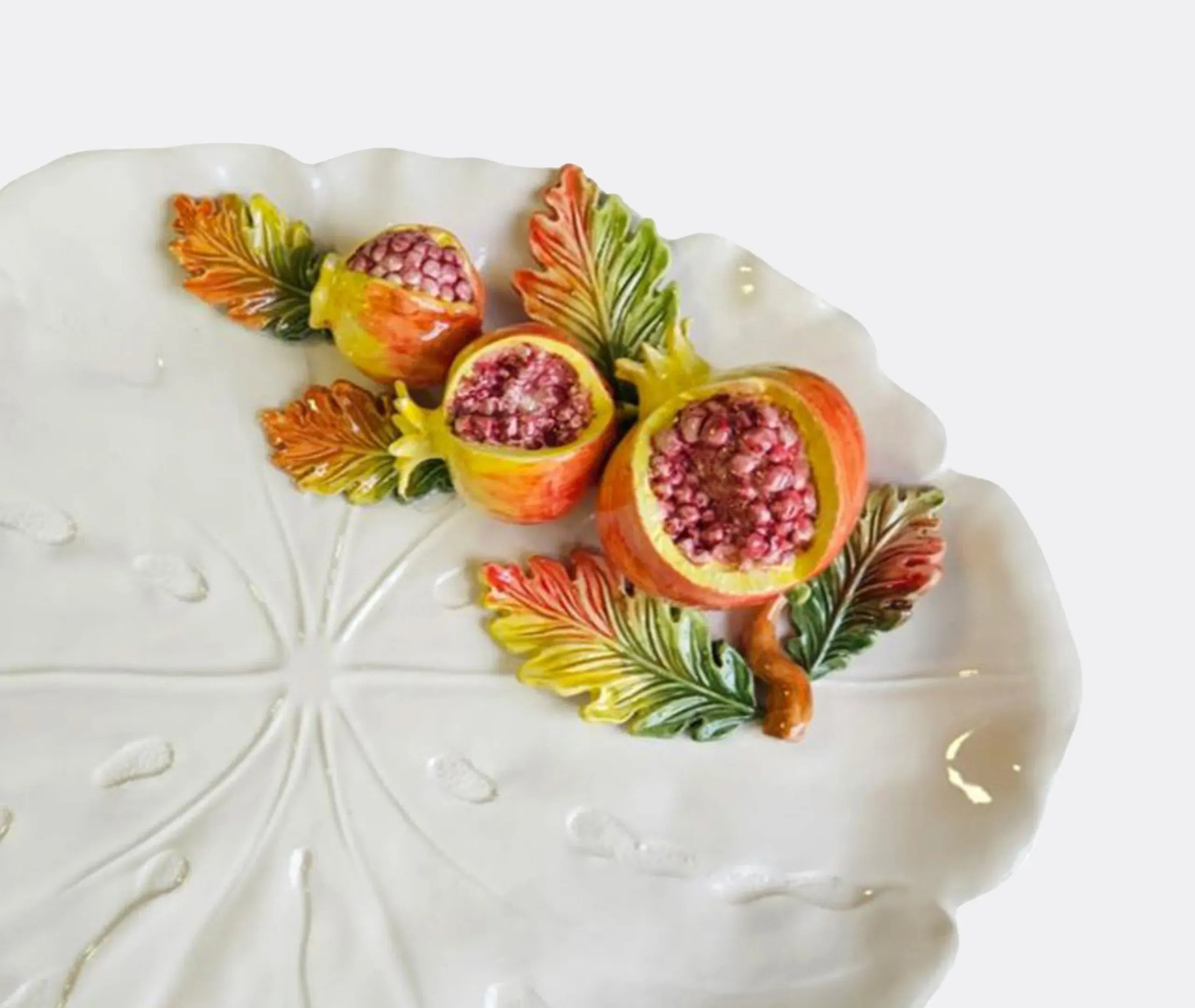 Large Leaf Tray - Multicolor, Ceramic