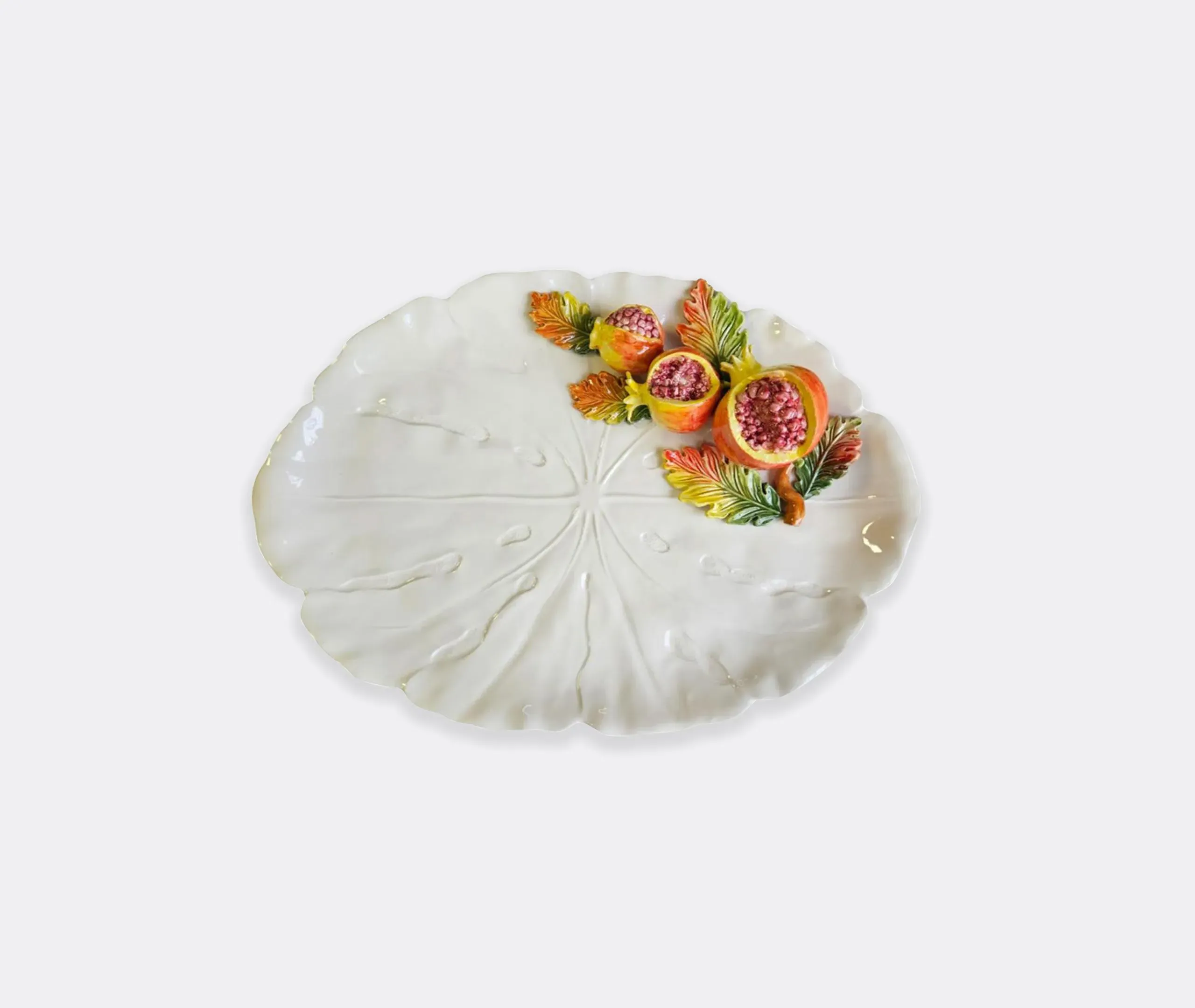 Large Leaf Tray - Multicolor, Ceramic
