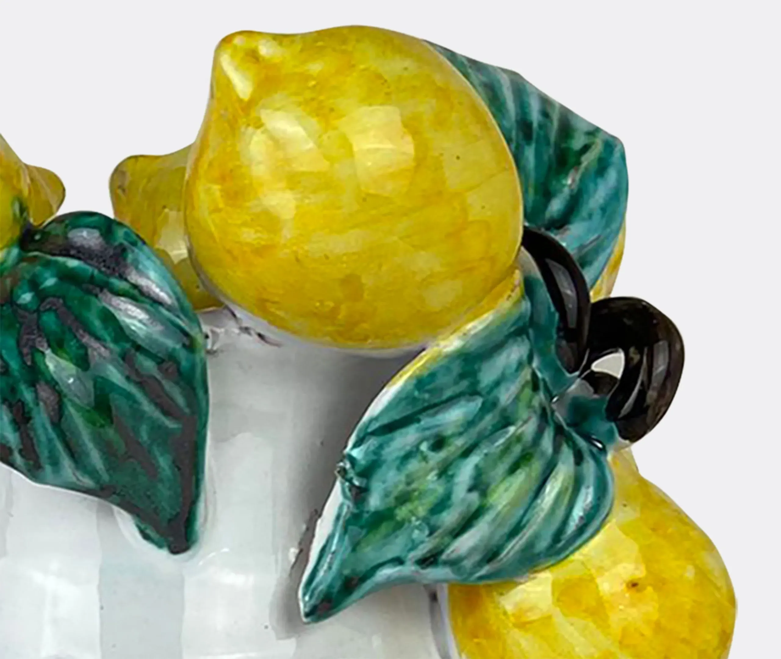 Lemon Head Vase Man - Multicolor, Ceramic
