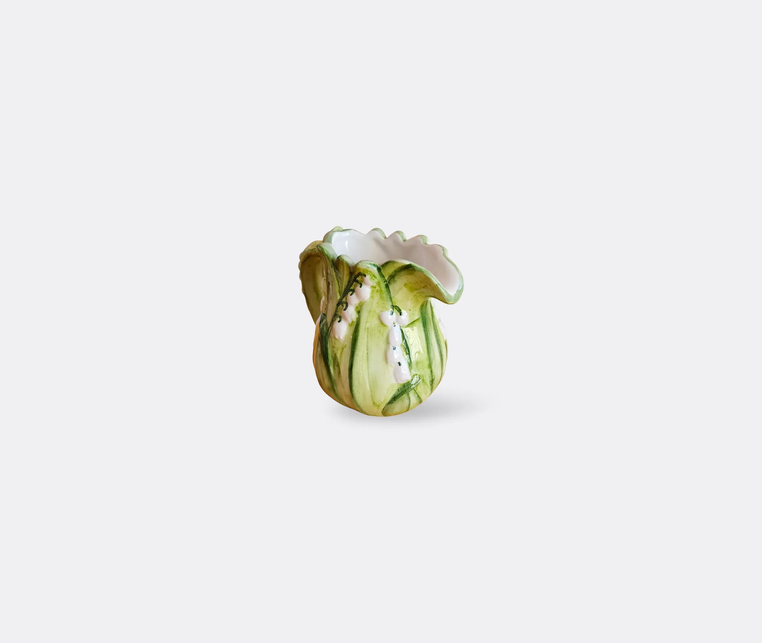 Lily of the Valley Milk Pot - Multicolor, Ceramic product