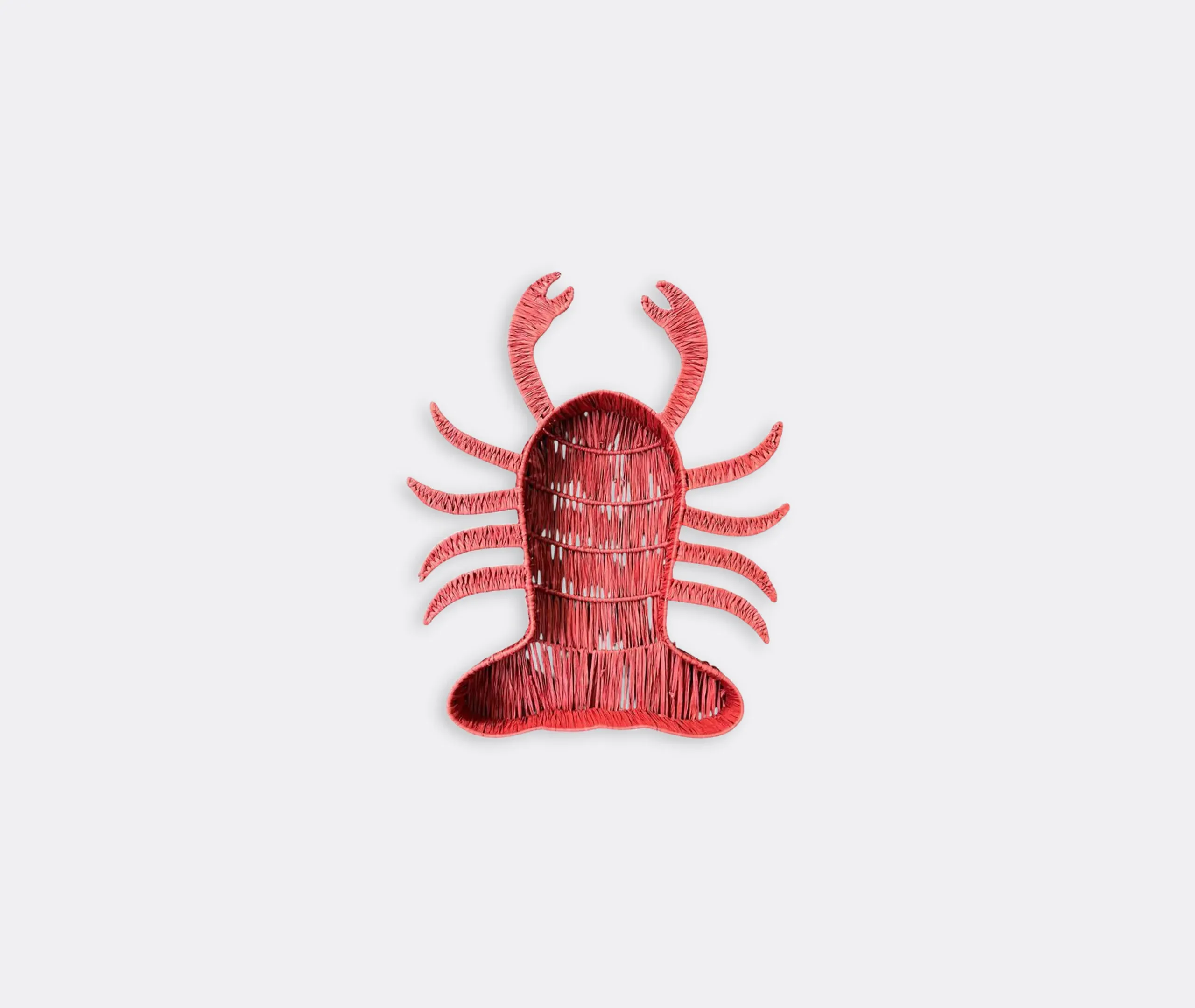 Lobster Basket - Red, Raffia product