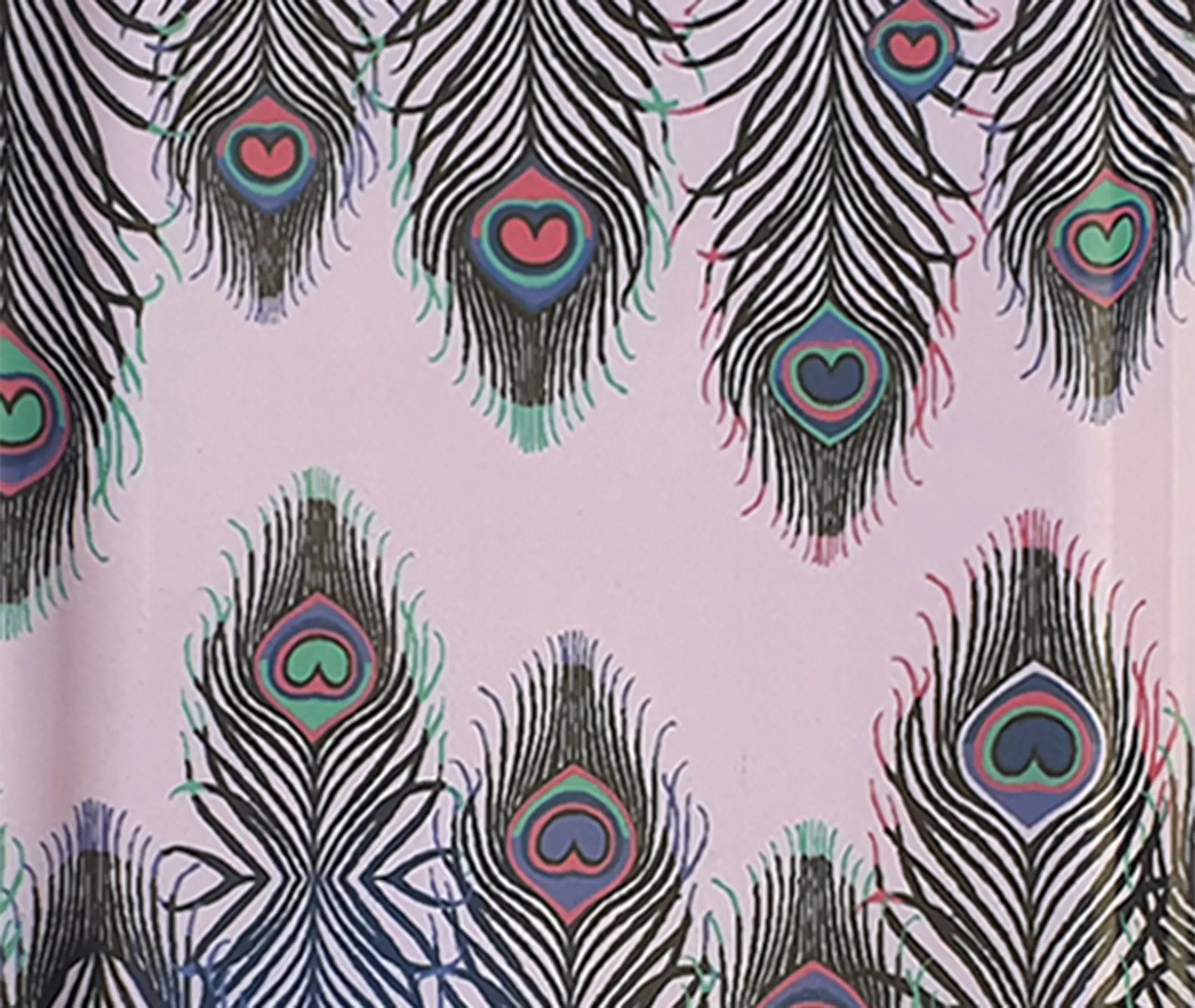 Matthew Williamson Peacock Rectangular Tray Set of Two - Multicolor alternate view
