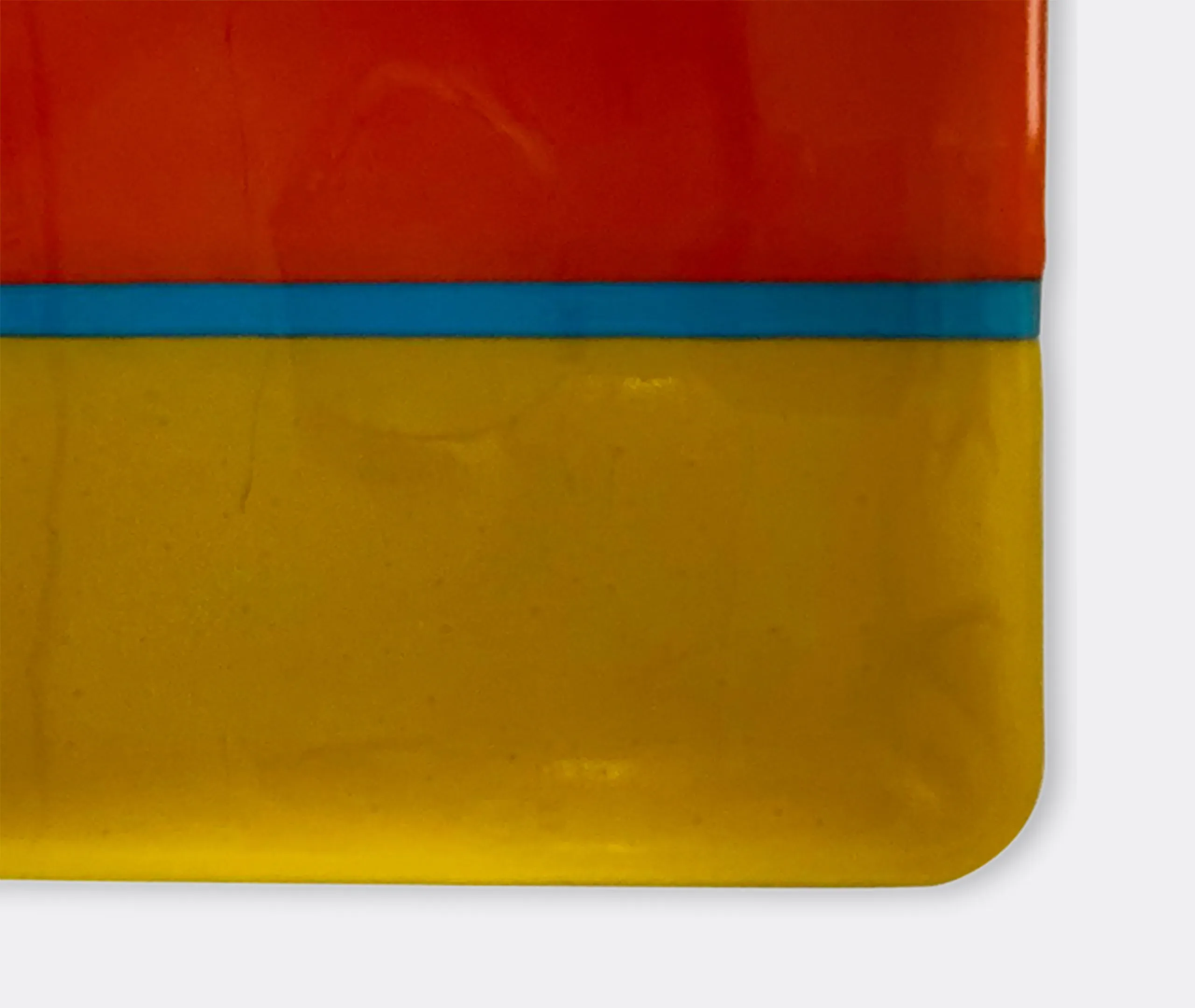 Murano Glass Rectangular Serving Tray - Multicolor alternate view