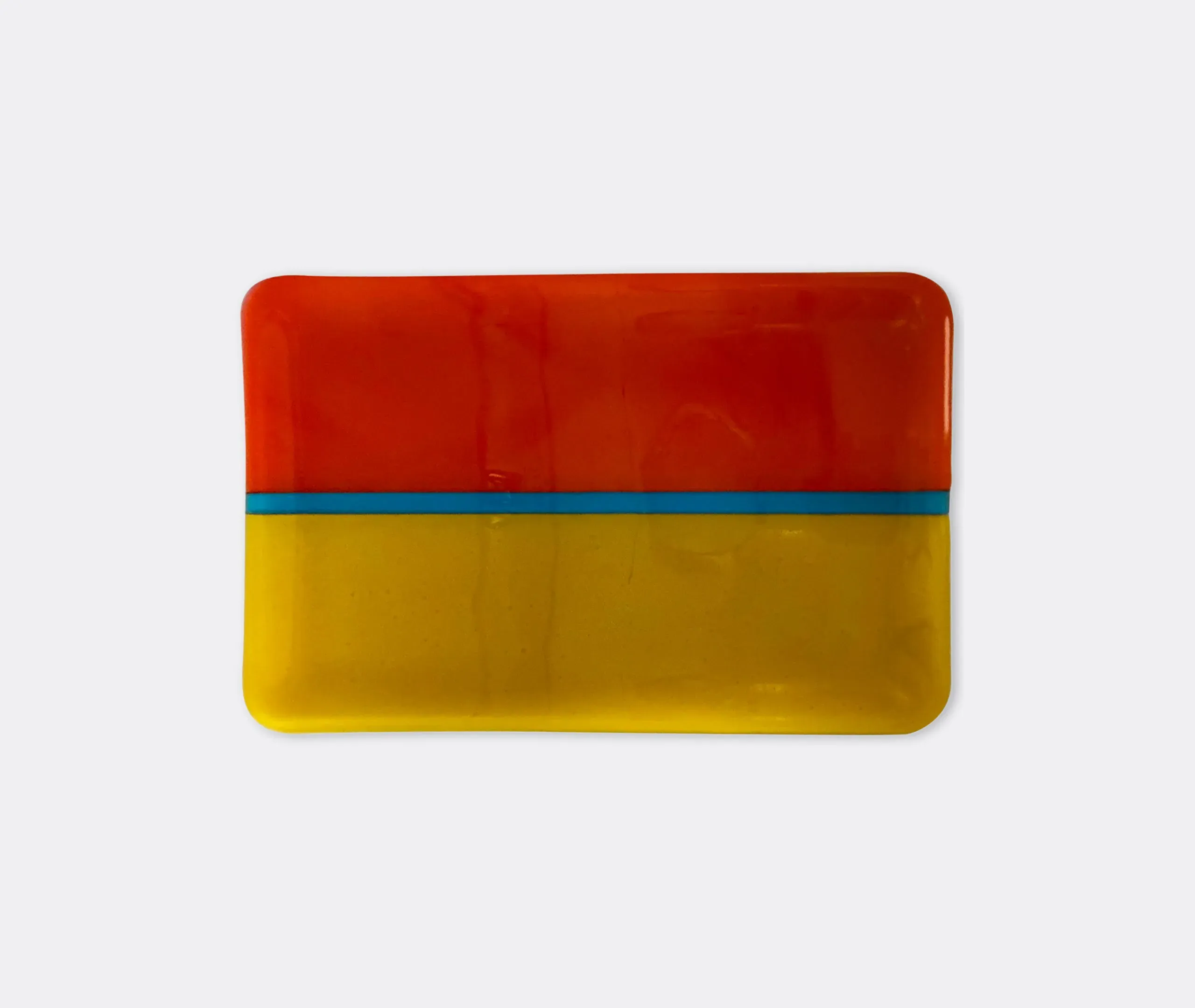 Murano Glass Rectangular Serving Tray - Multicolor product