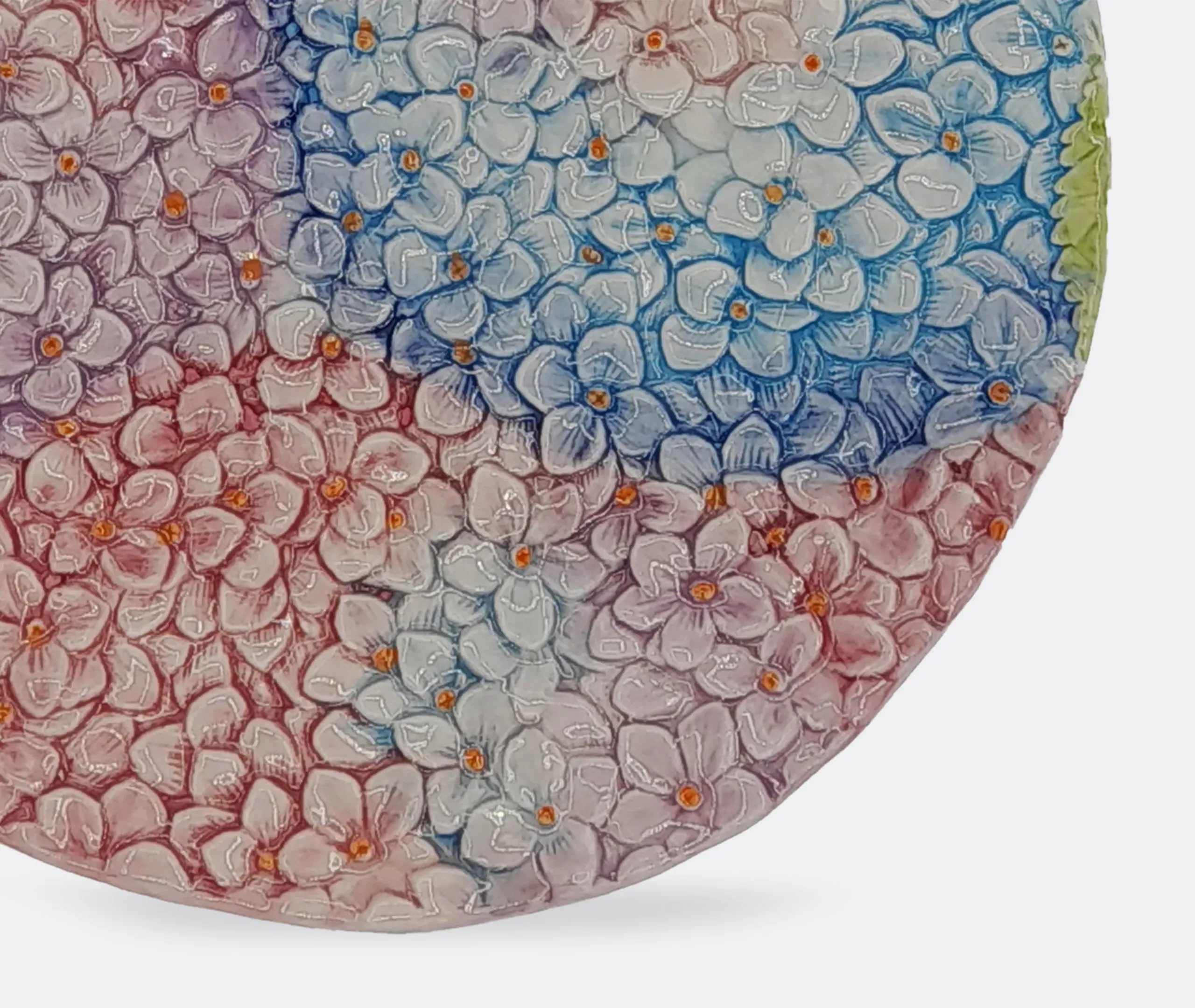 Ortensie Set of Two Dessert Plates - Multicolor, Ceramic alternate view