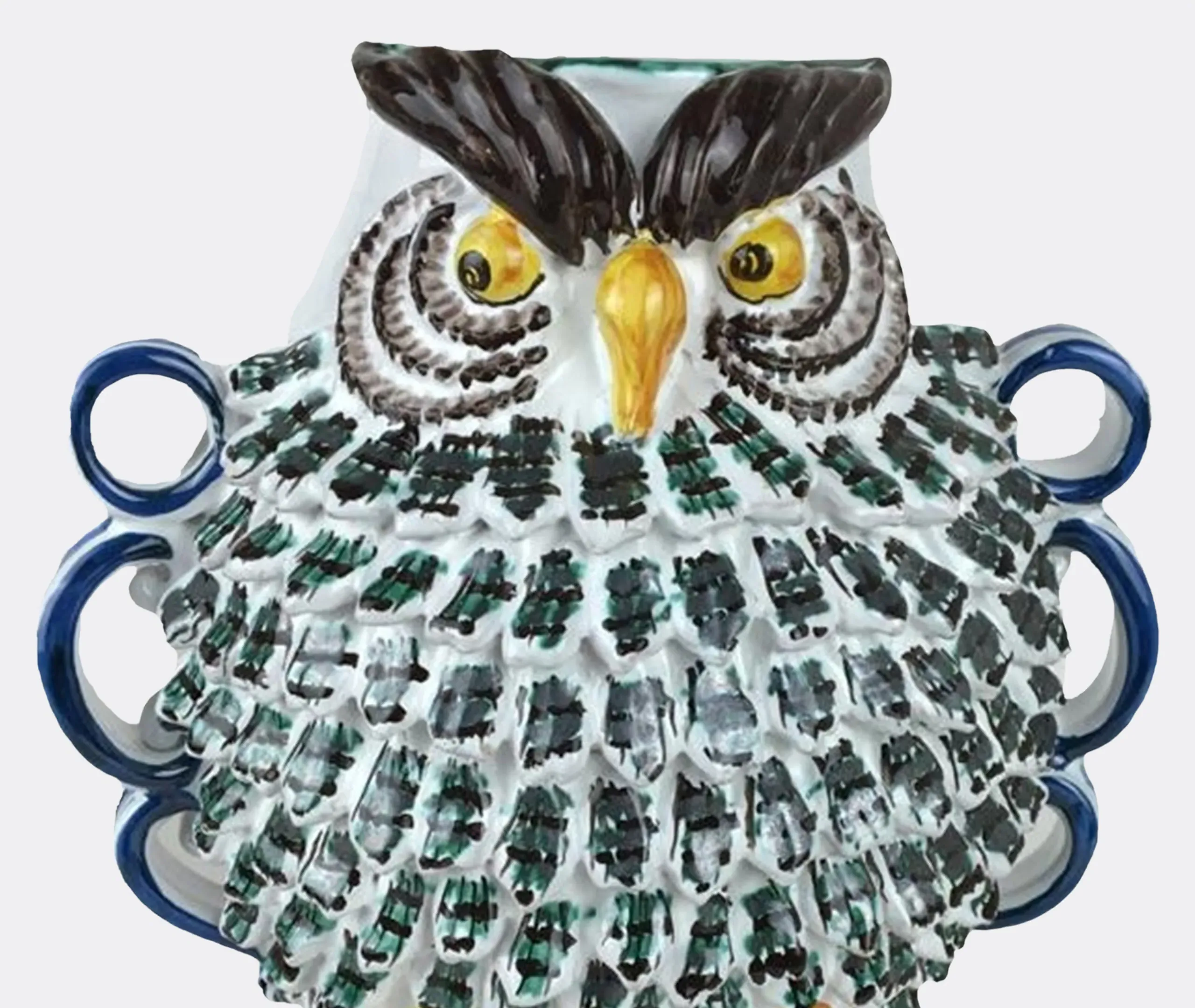 Owl Ceramic Vase - Multicolour alternate view