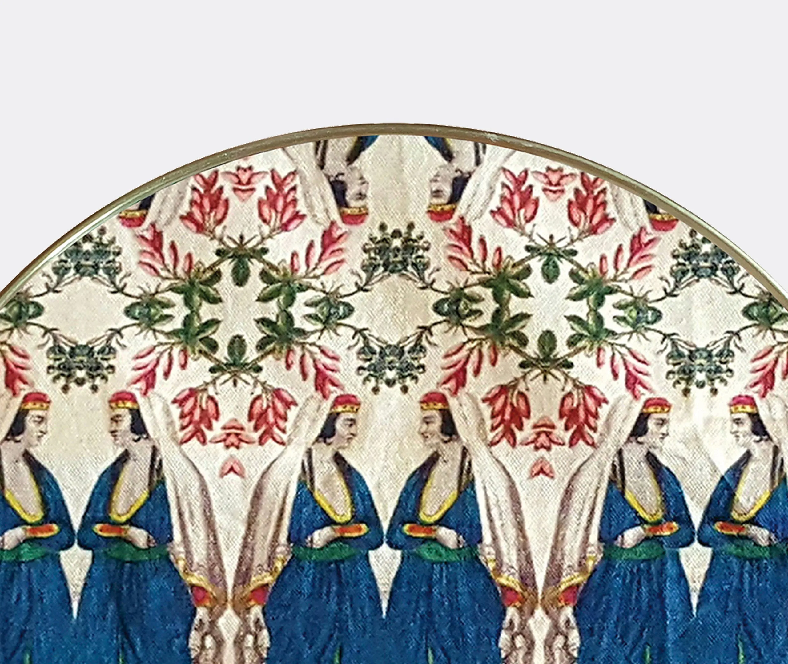 Patch NYC Round Serving Tray - Blue, Fibreglass