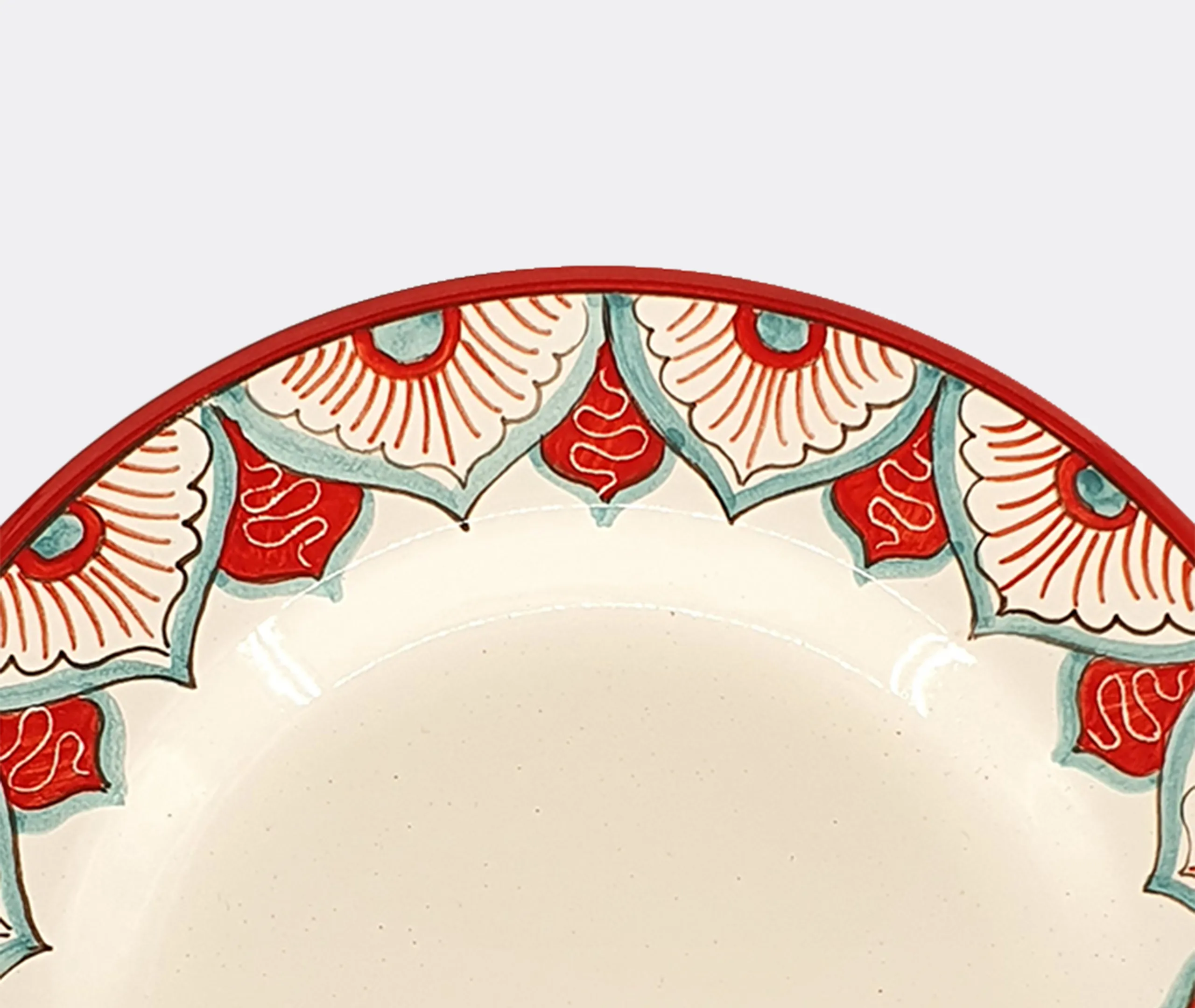 Peacock Dinner Plate - Multicolor, Ceramic alternate view