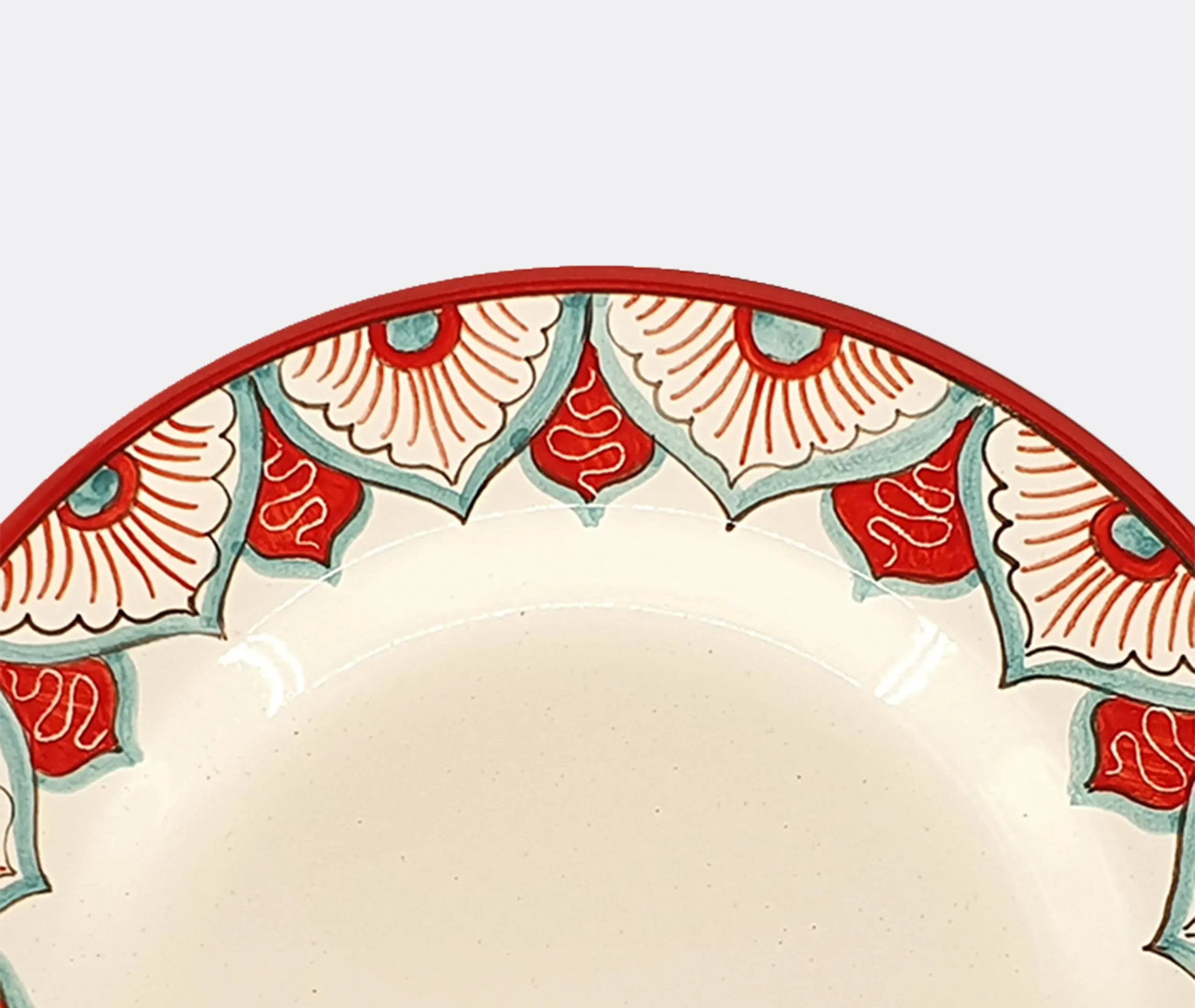Peacock Dinner Plate - Multicolor, Ceramic