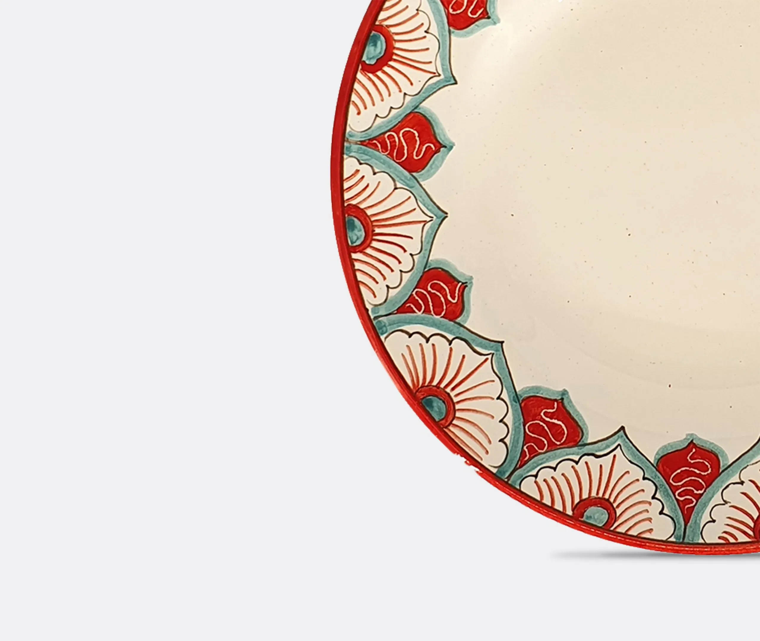 Peacock Dinner Plate - Multicolor, Ceramic