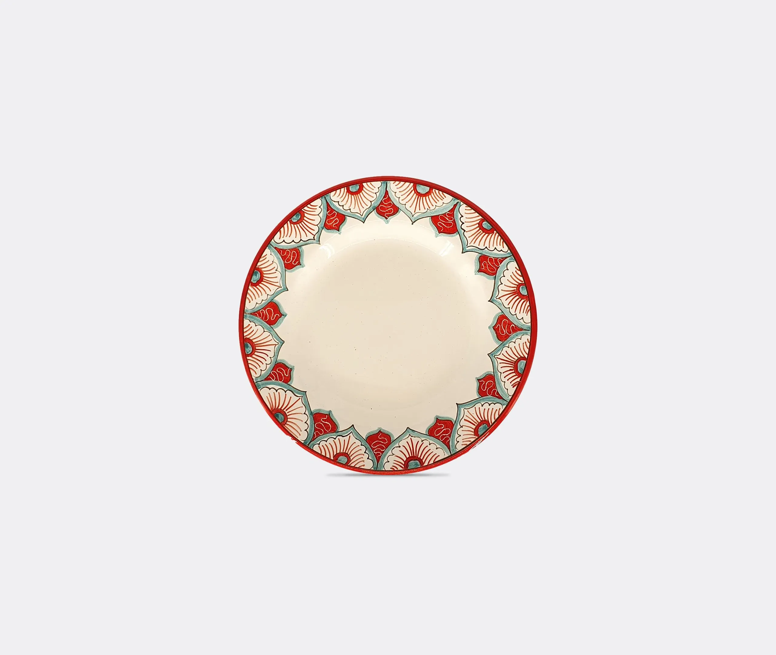 Peacock Dinner Plate - Multicolor, Ceramic image