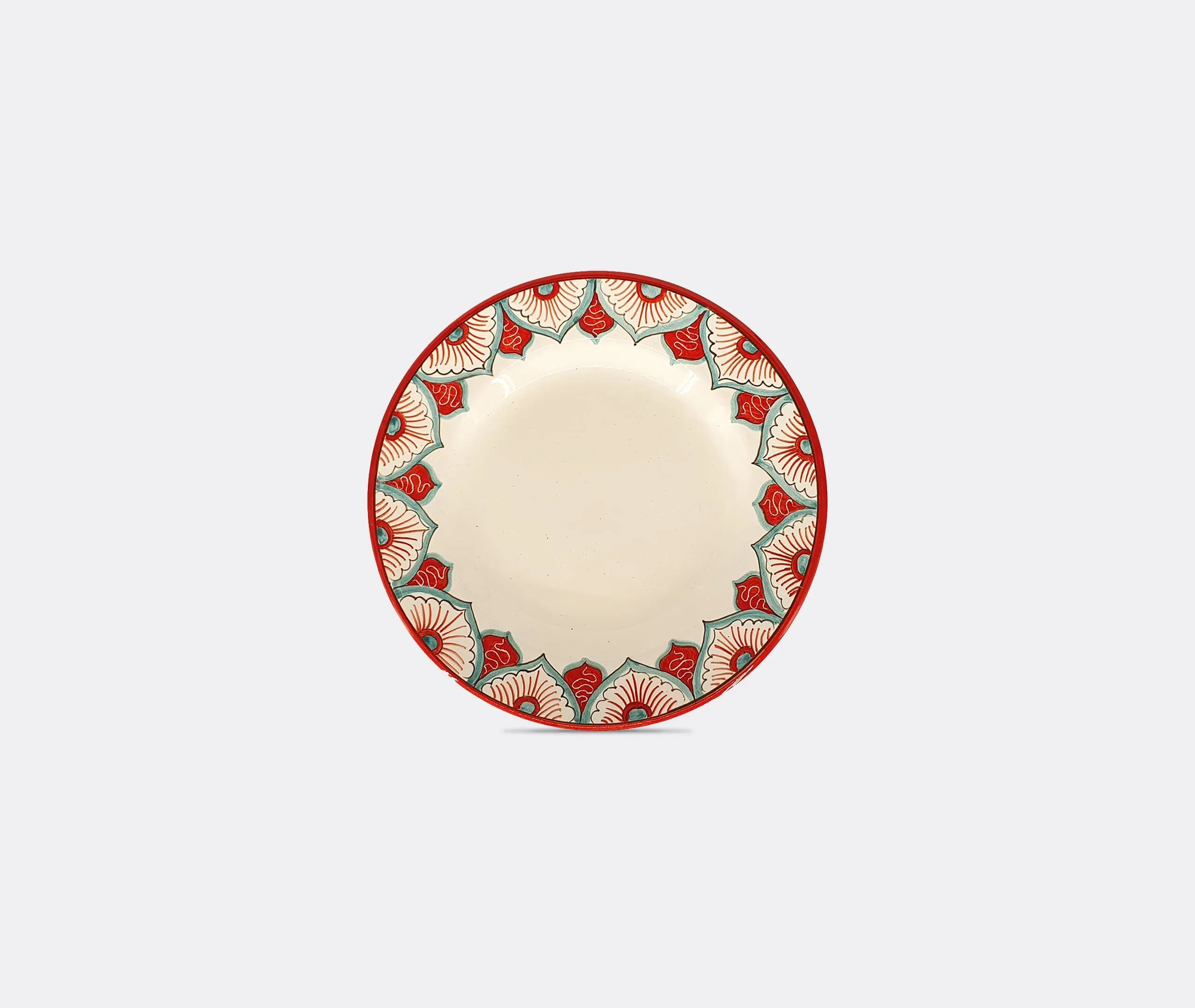 Peacock Dinner Plate - Multicolor, Ceramic product