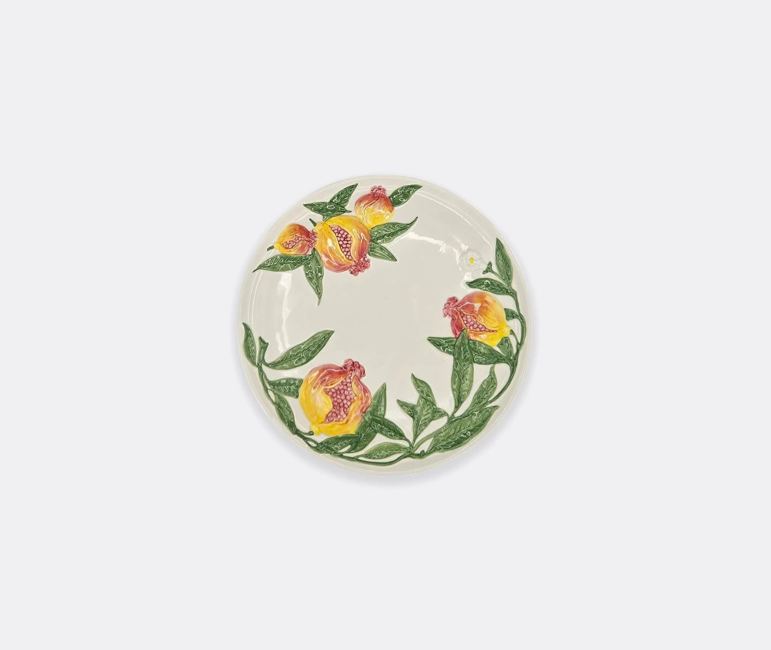 Pomegranate Charger Plate - Multicolor, Ceramic