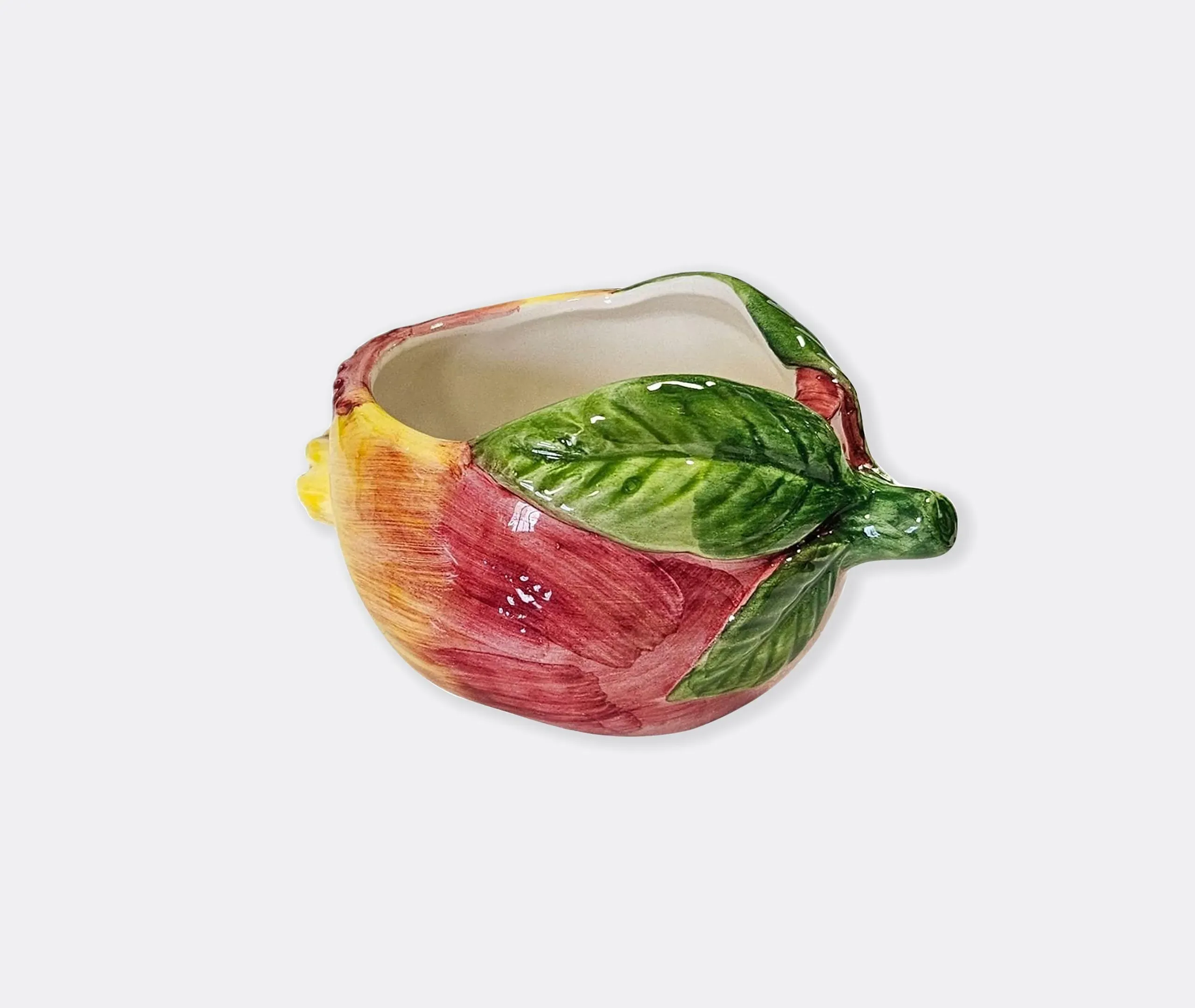 Pomegranate Honey Pot - Multicolor, Ceramic