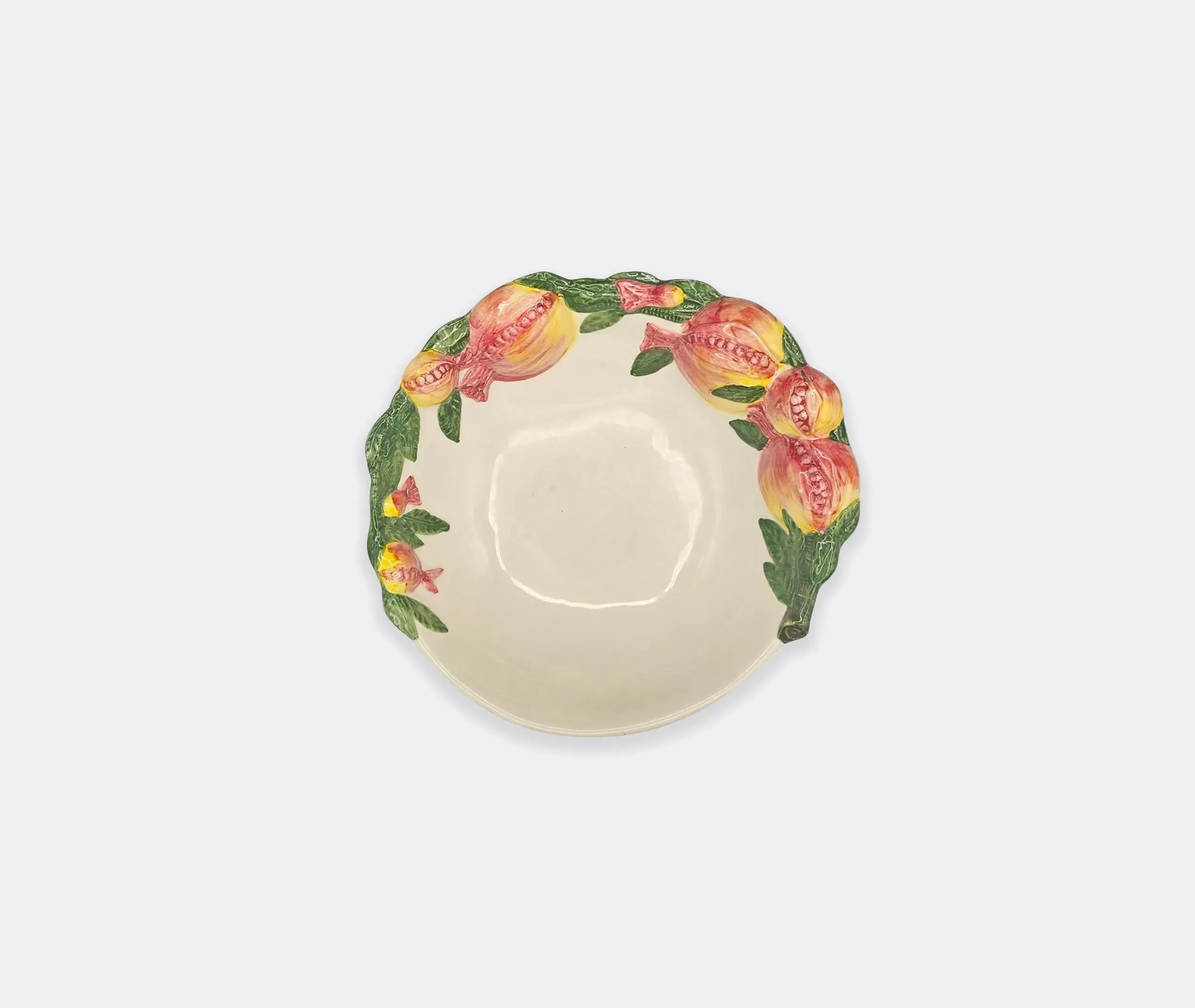 Pomegranate Salad Bowl - Multicolor, Ceramic