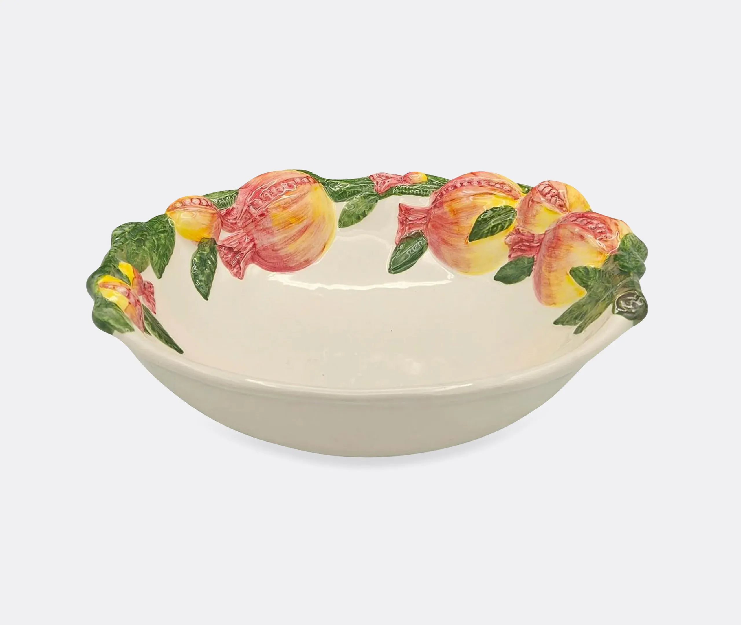Pomegranate Salad Bowl - Multicolor, Ceramic
