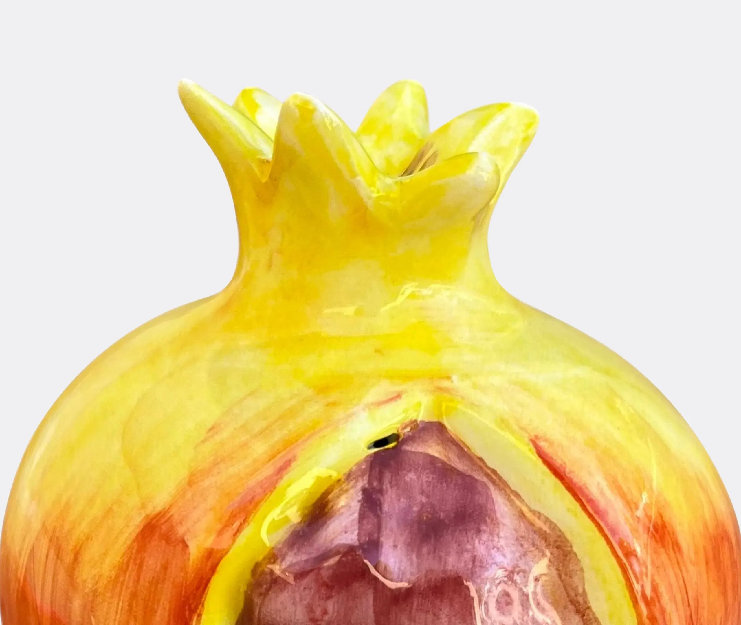 Pomegranate Sculpture - Multicolor, Ceramic