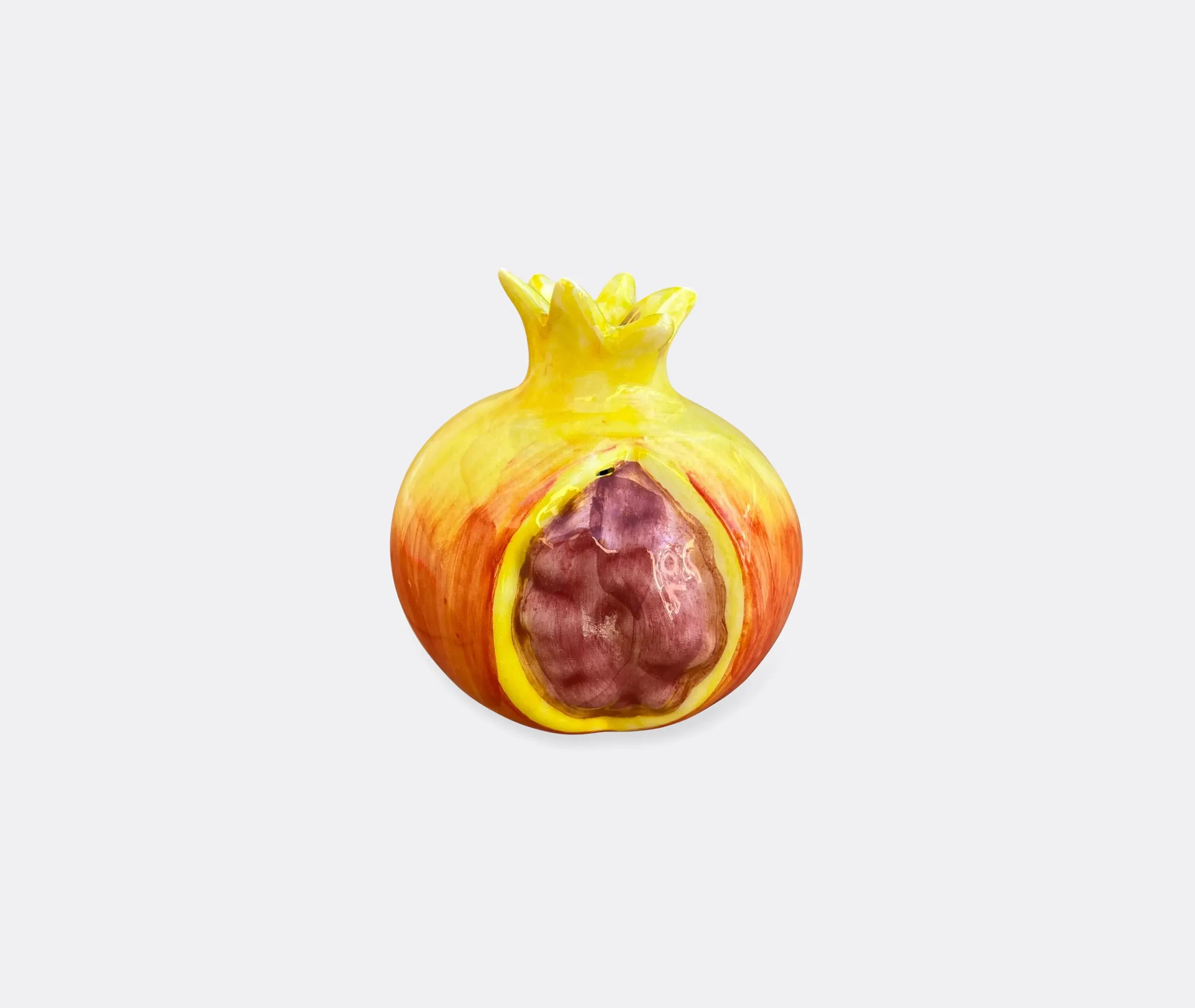 Pomegranate Sculpture - Multicolor, Ceramic image