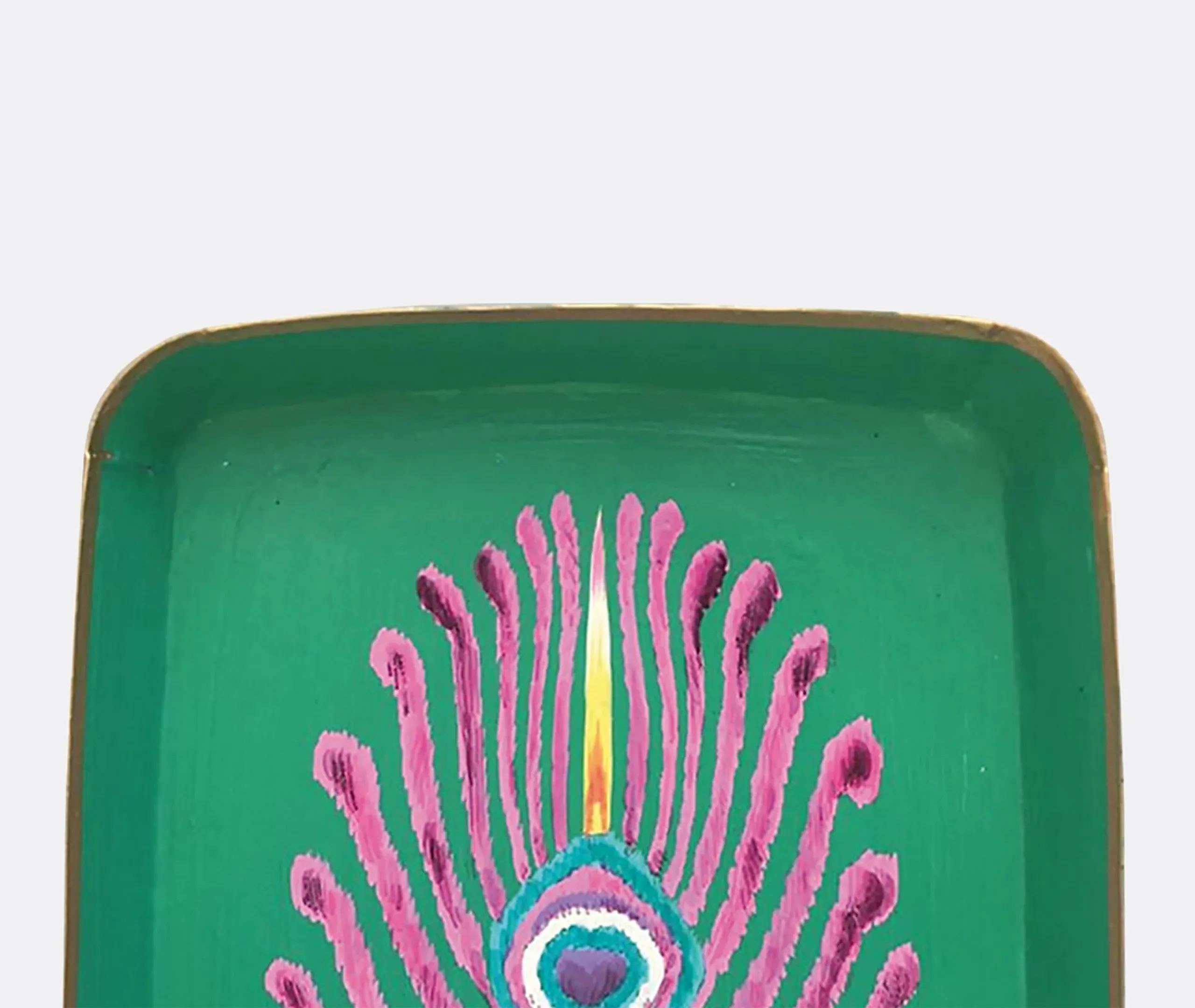 Rectangle Iron Tray - Multicolor, Metal