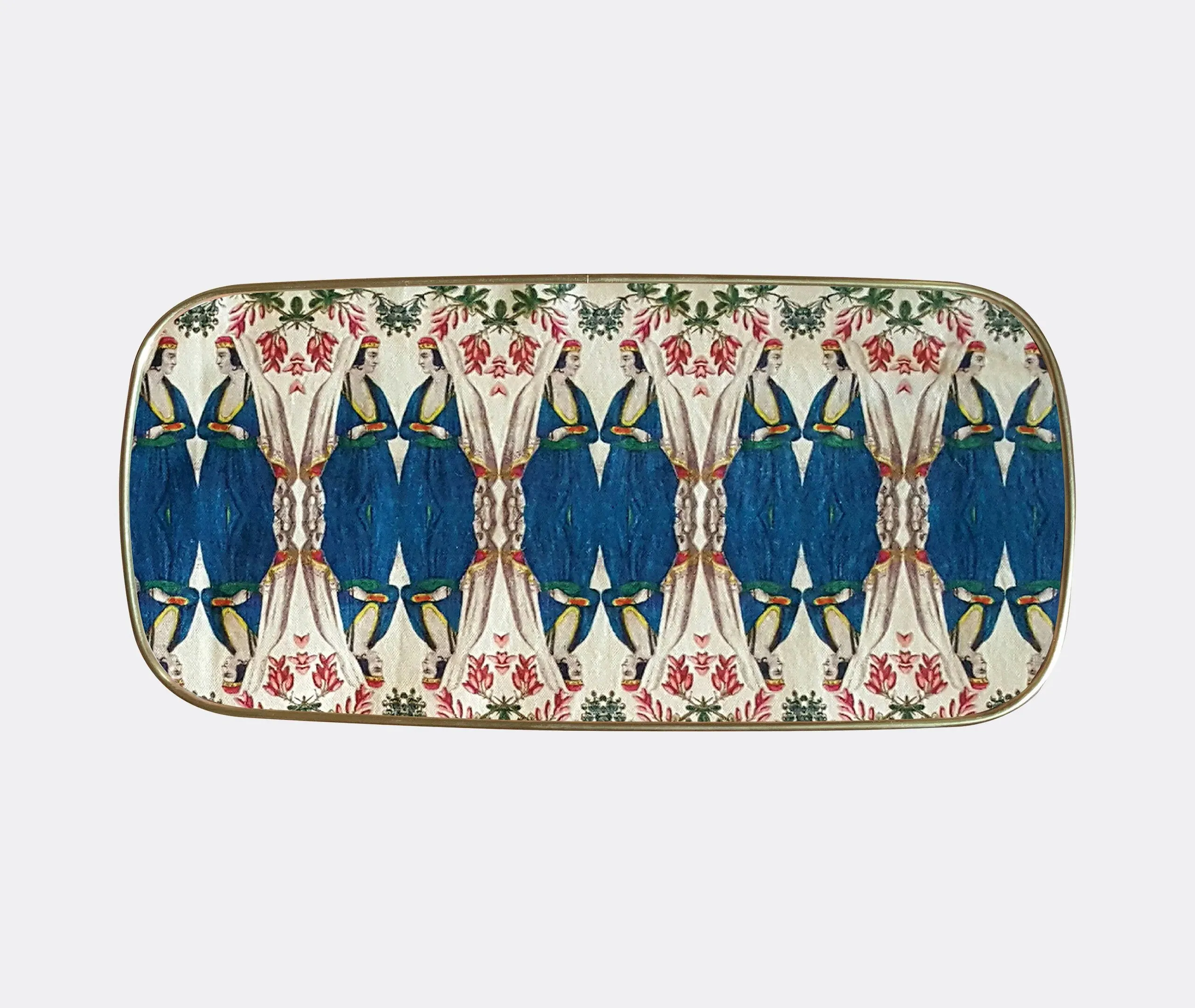 Rectangular Serving Tray - Blue, Fibreglass image