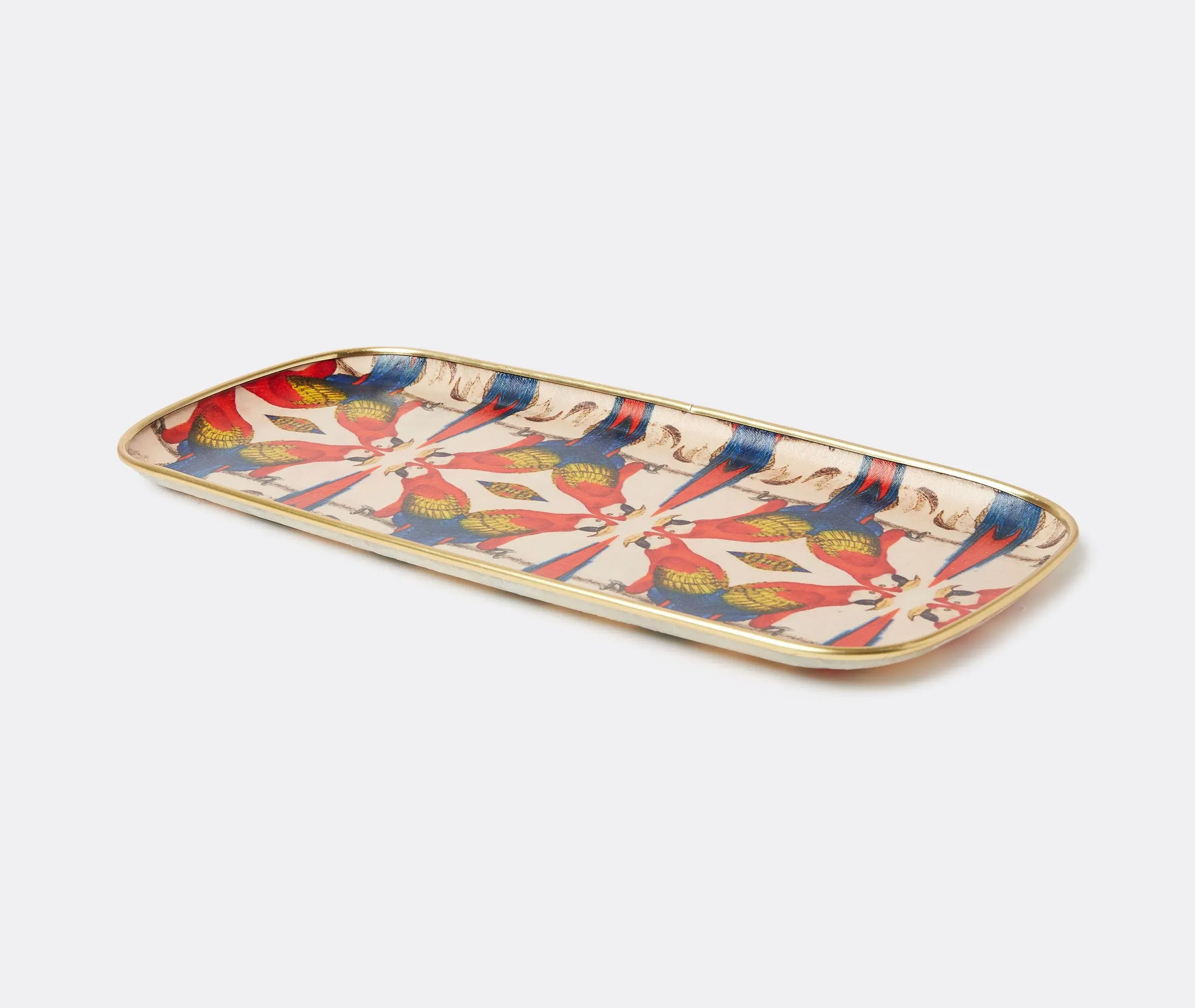 Rectangular Serving Tray - Red, Fibreglass