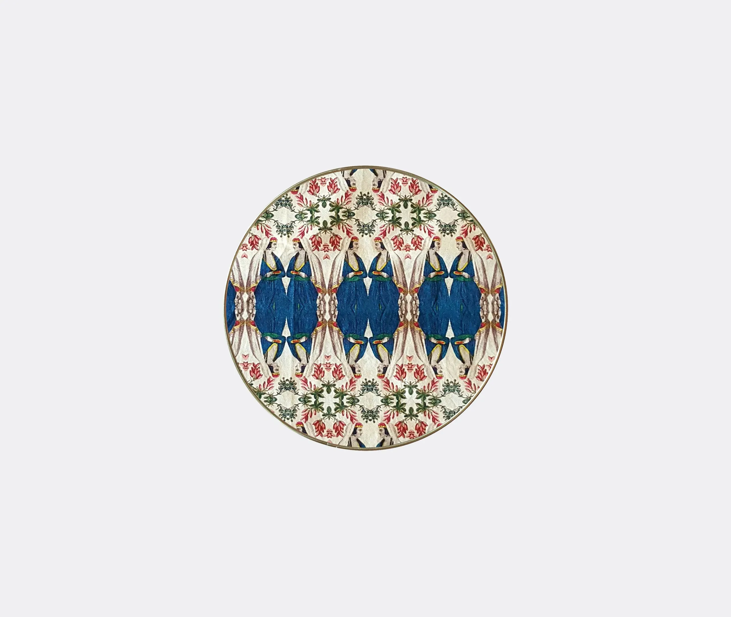 Round Serving Tray - Multicolor, Fibreglass image