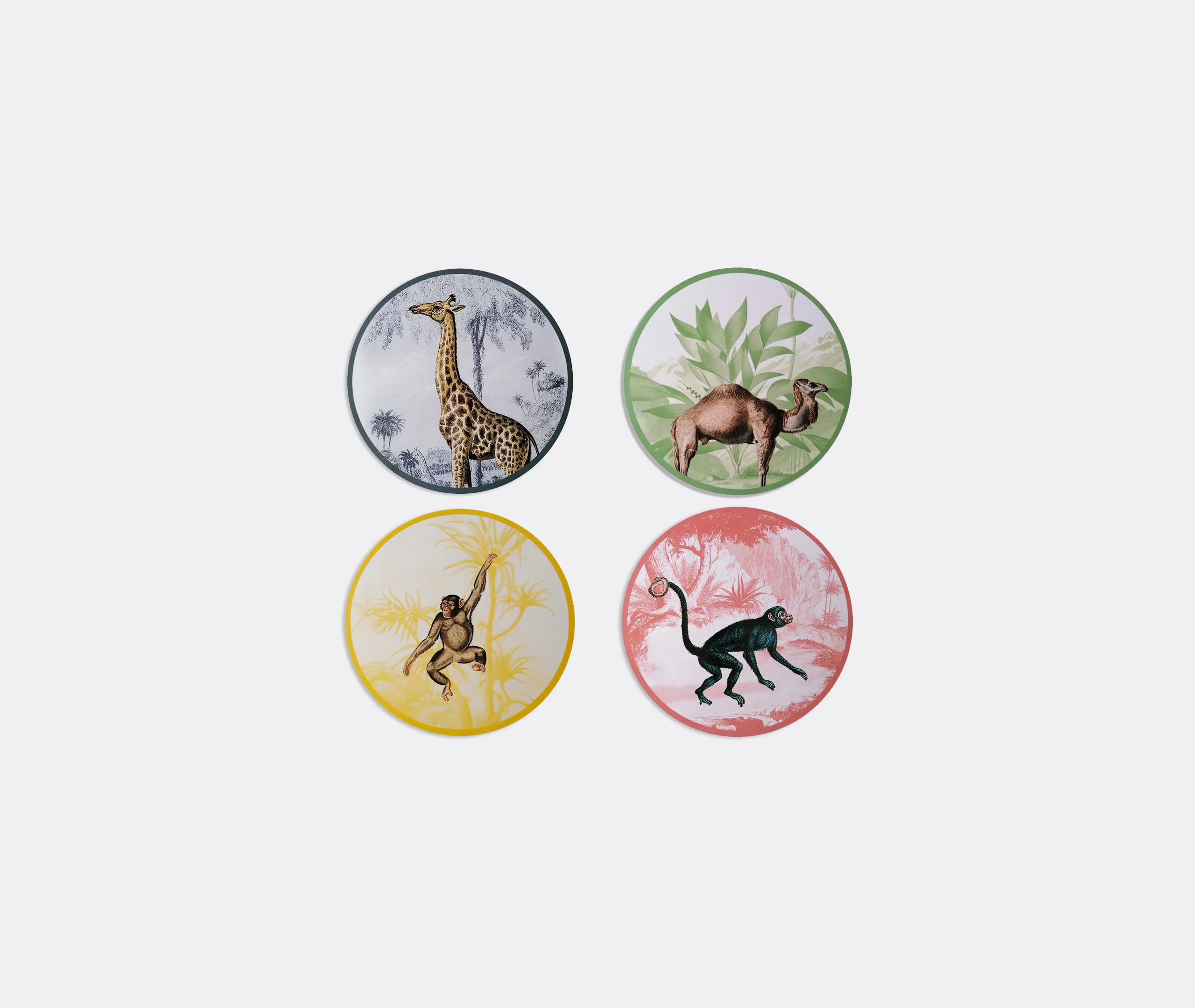 Wood Placemats Set of 4 - Multicolor image