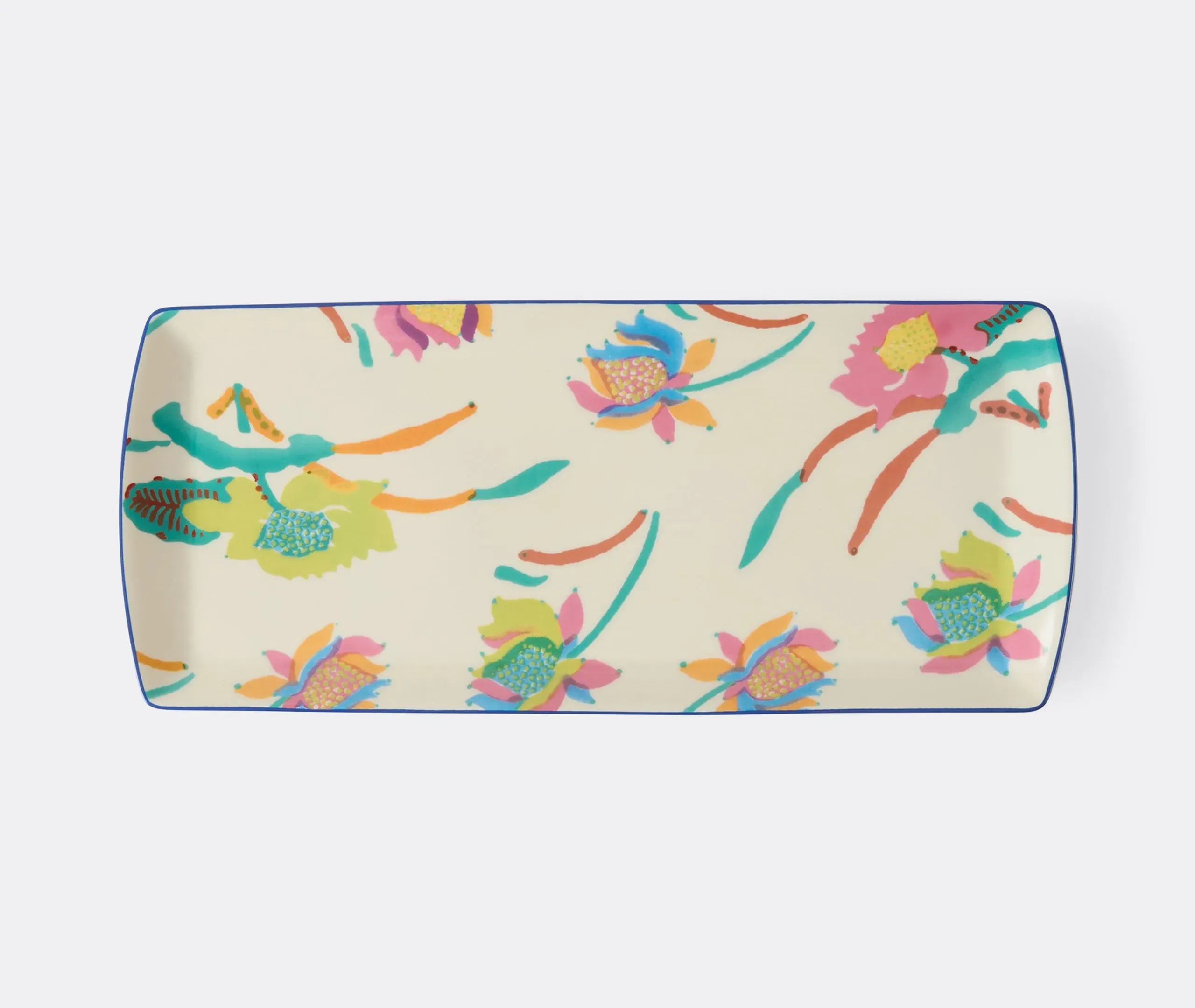 Japanese Collection Rectangular Serving Platter - Ivory, Porcelain product