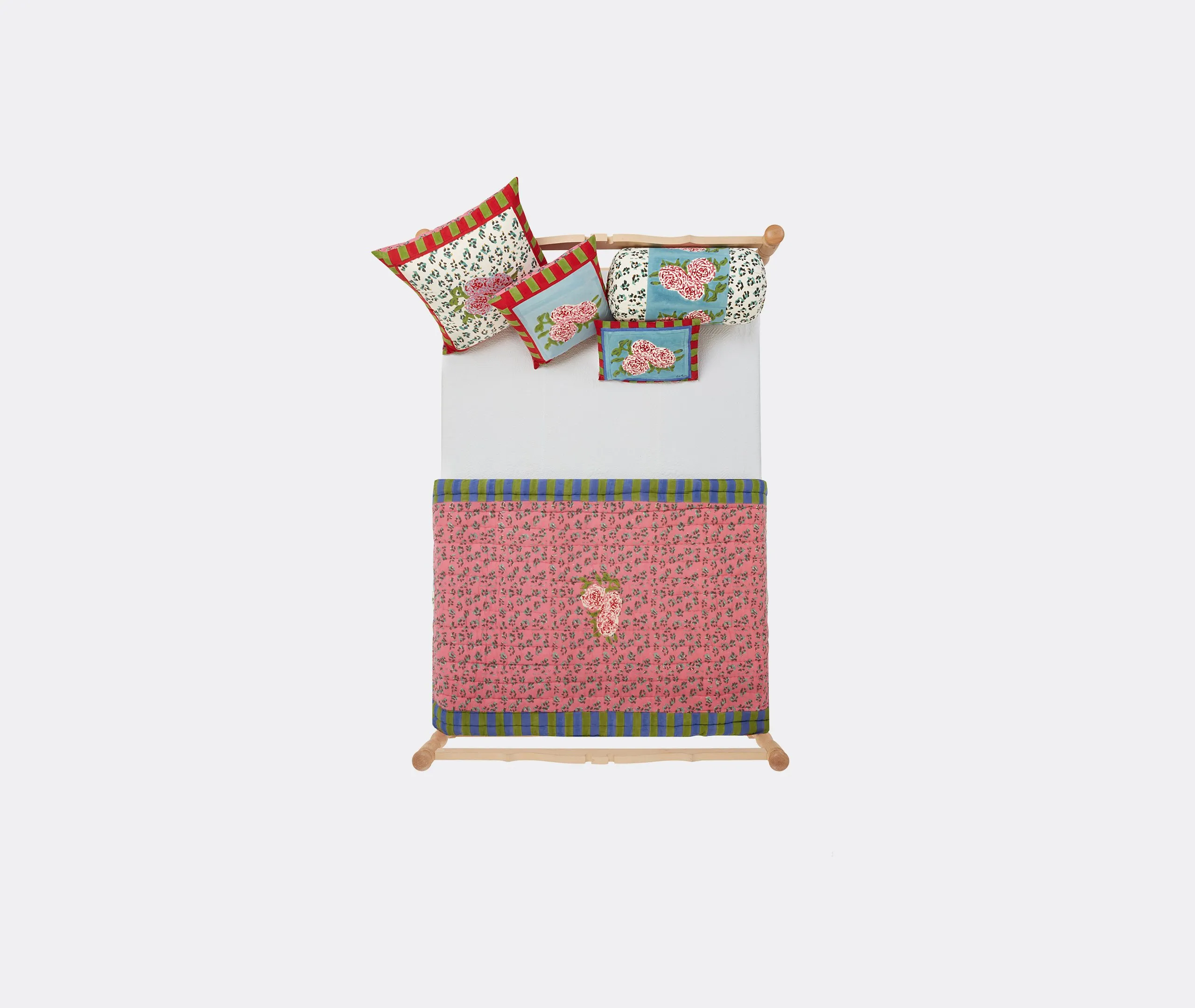 Medium Cushion with Leopard Print - Multicolor