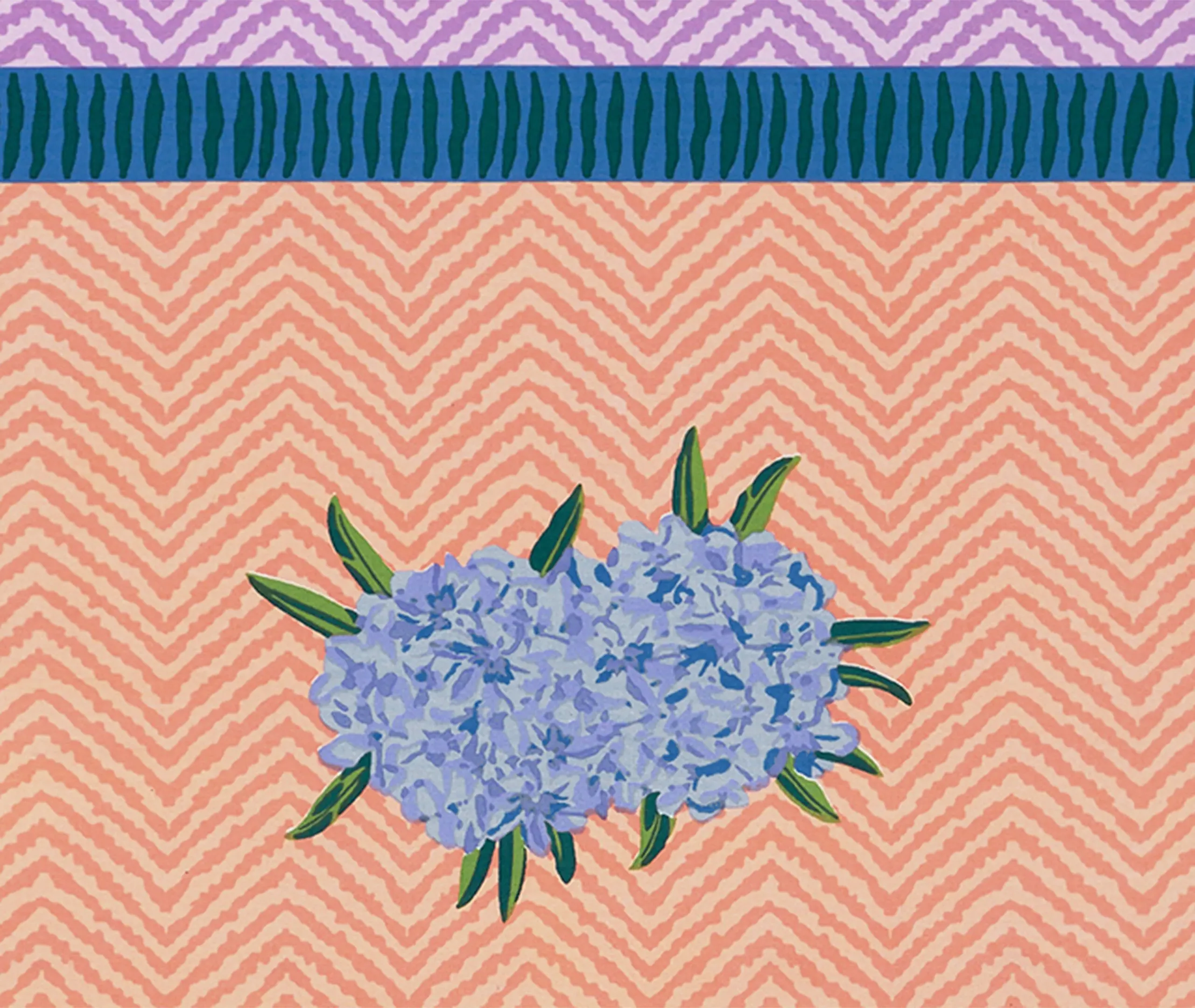 Oleander Table Runner - Multicolor, Cotton