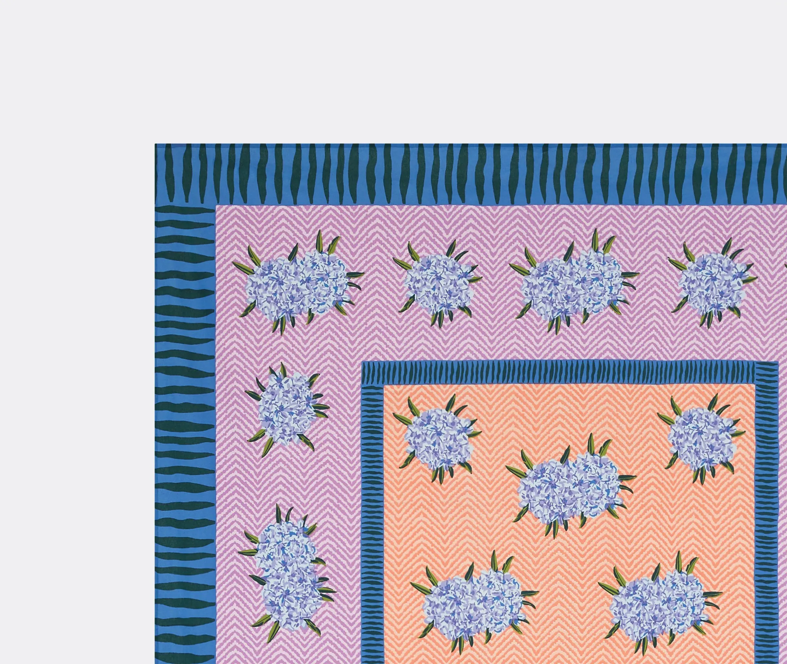 Oleander Tablecloth - Multicolor, Cotton
