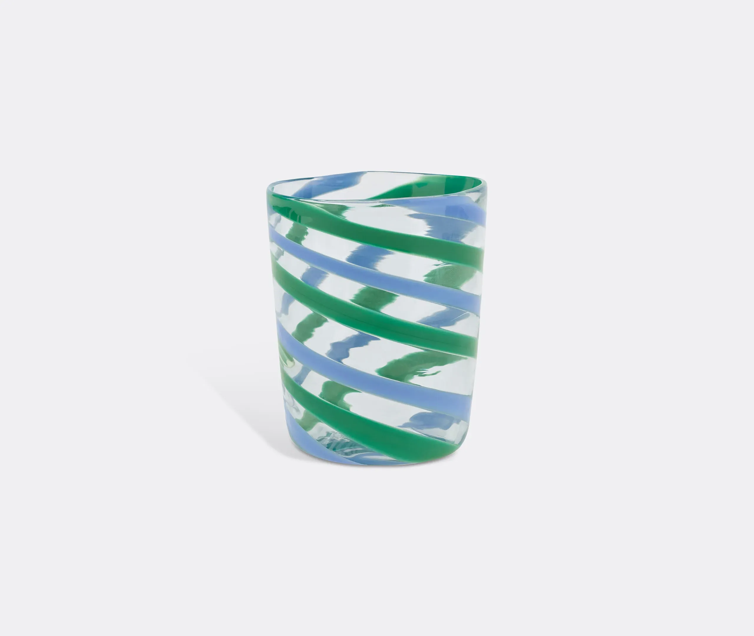 Pervinch Tumbler Glass - Light Blue, Green product