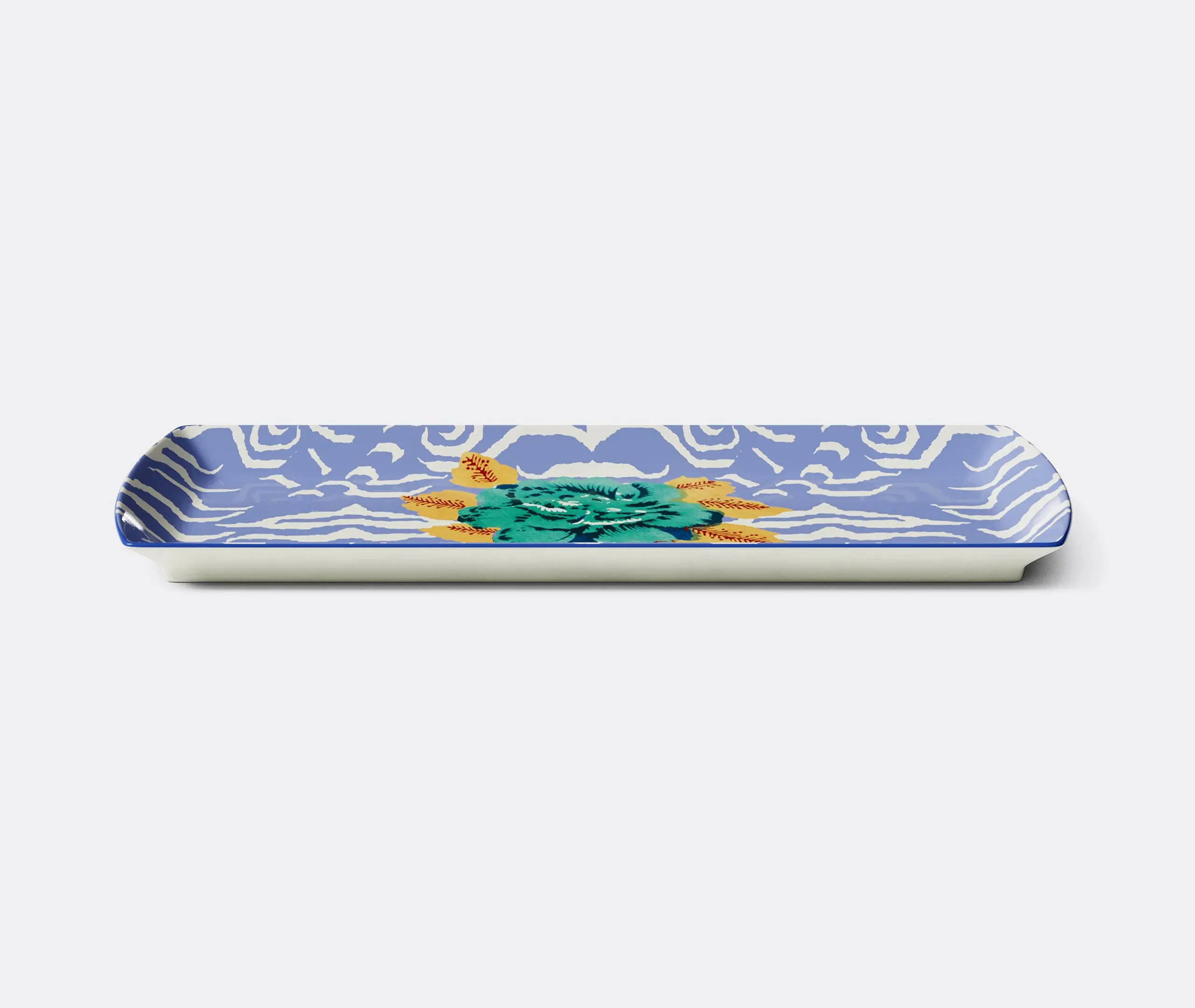 Serving Tray Tiger Print - Lilac, Porcelain image