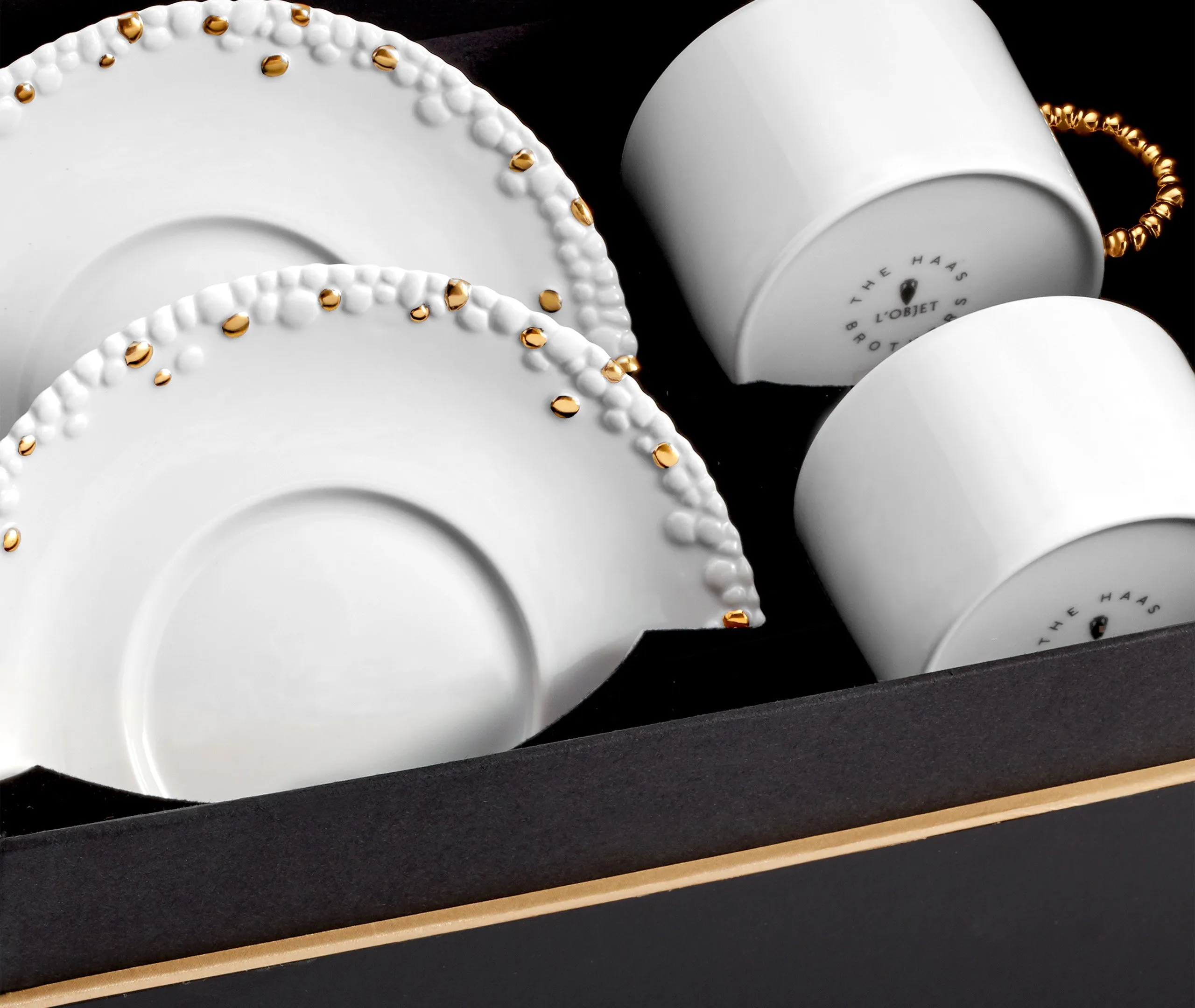 2-Piece Tea Cup & Saucer Set - White, Porcelain