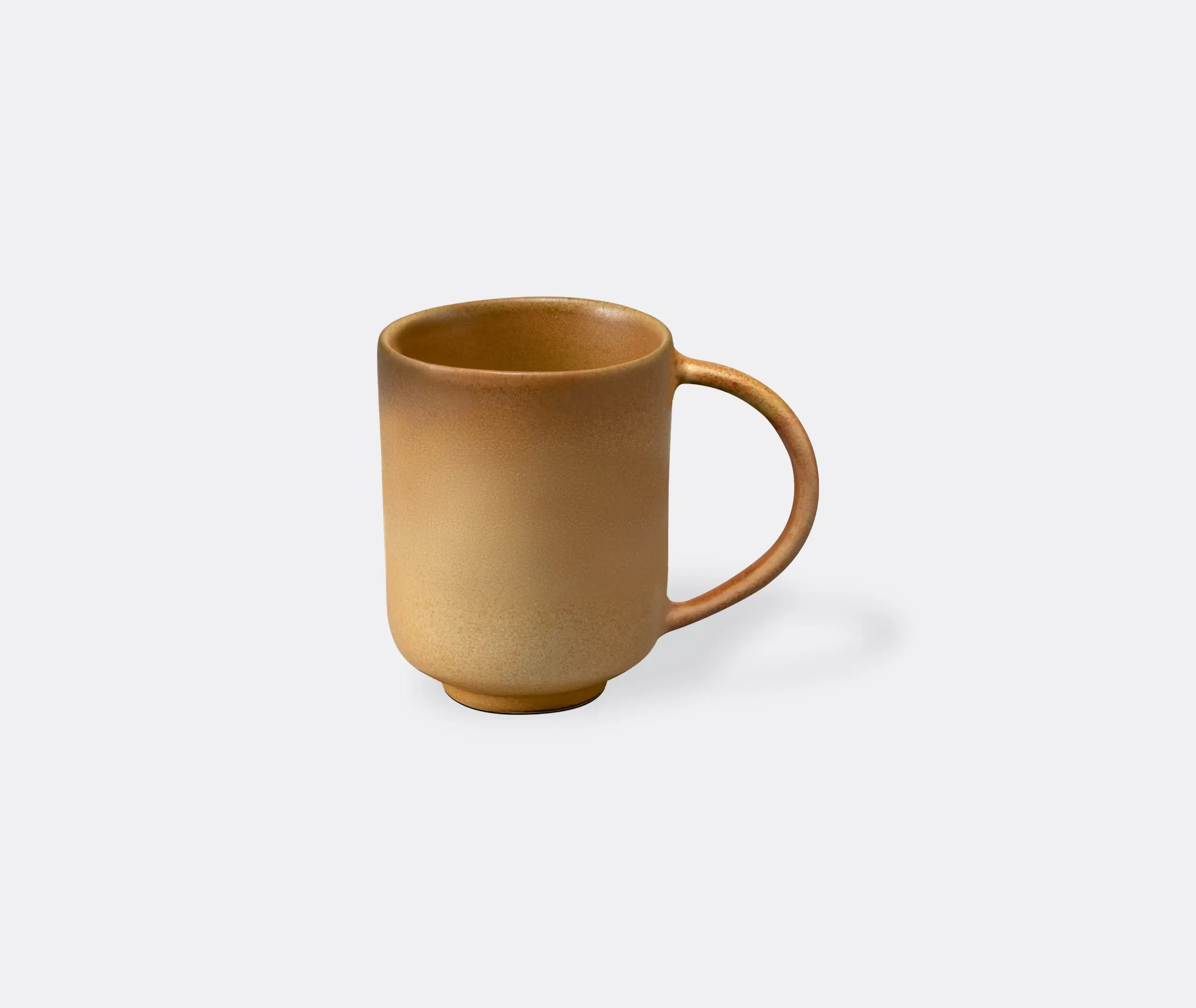 350ml Mug Handcrafted - Leather, Stoneware