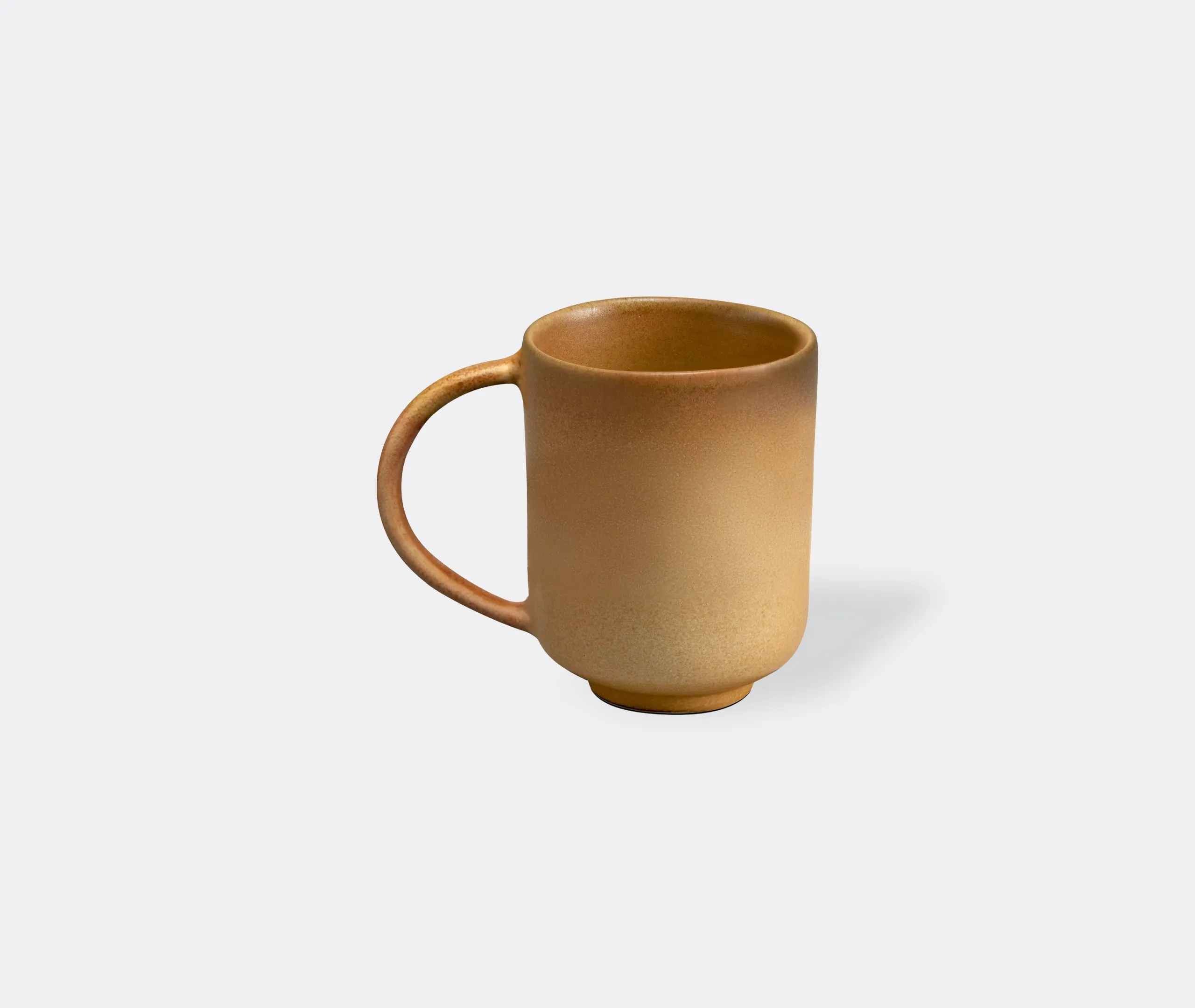 350ml Mug Handcrafted - Leather, Stoneware image