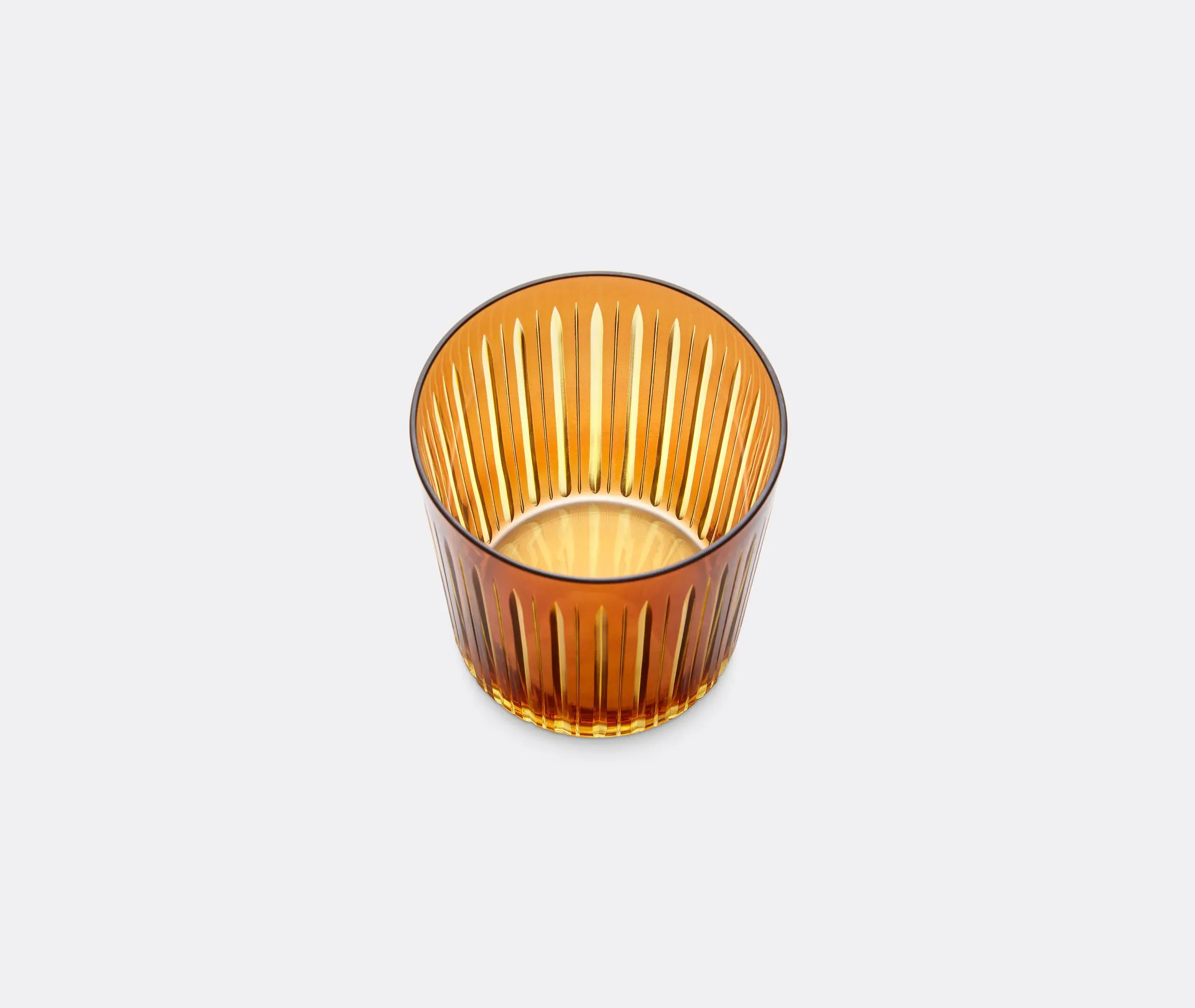 4-Piece Cocktail Glass Set - Amber, Glass
