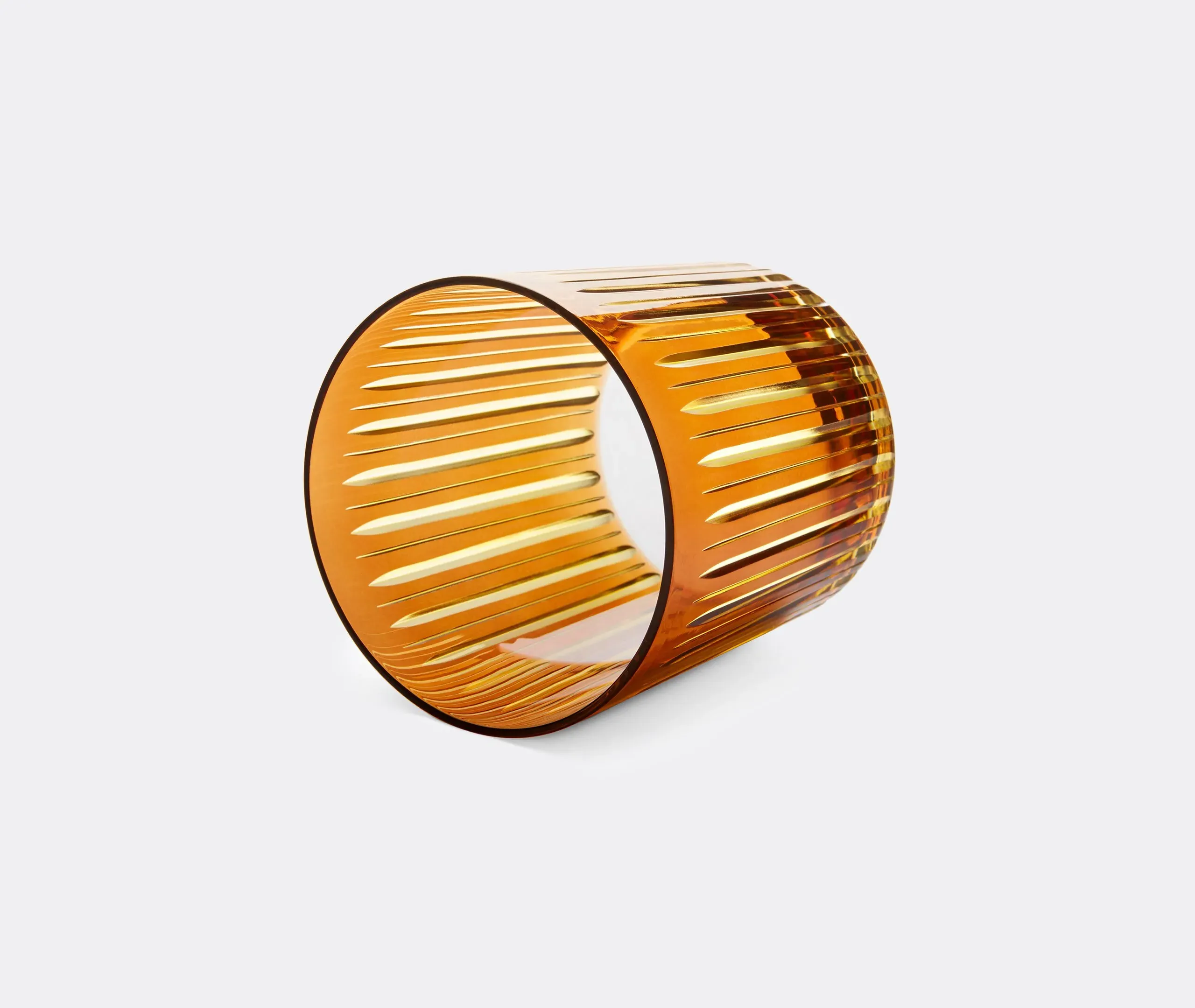 4-Piece Cocktail Glass Set - Amber, Glass