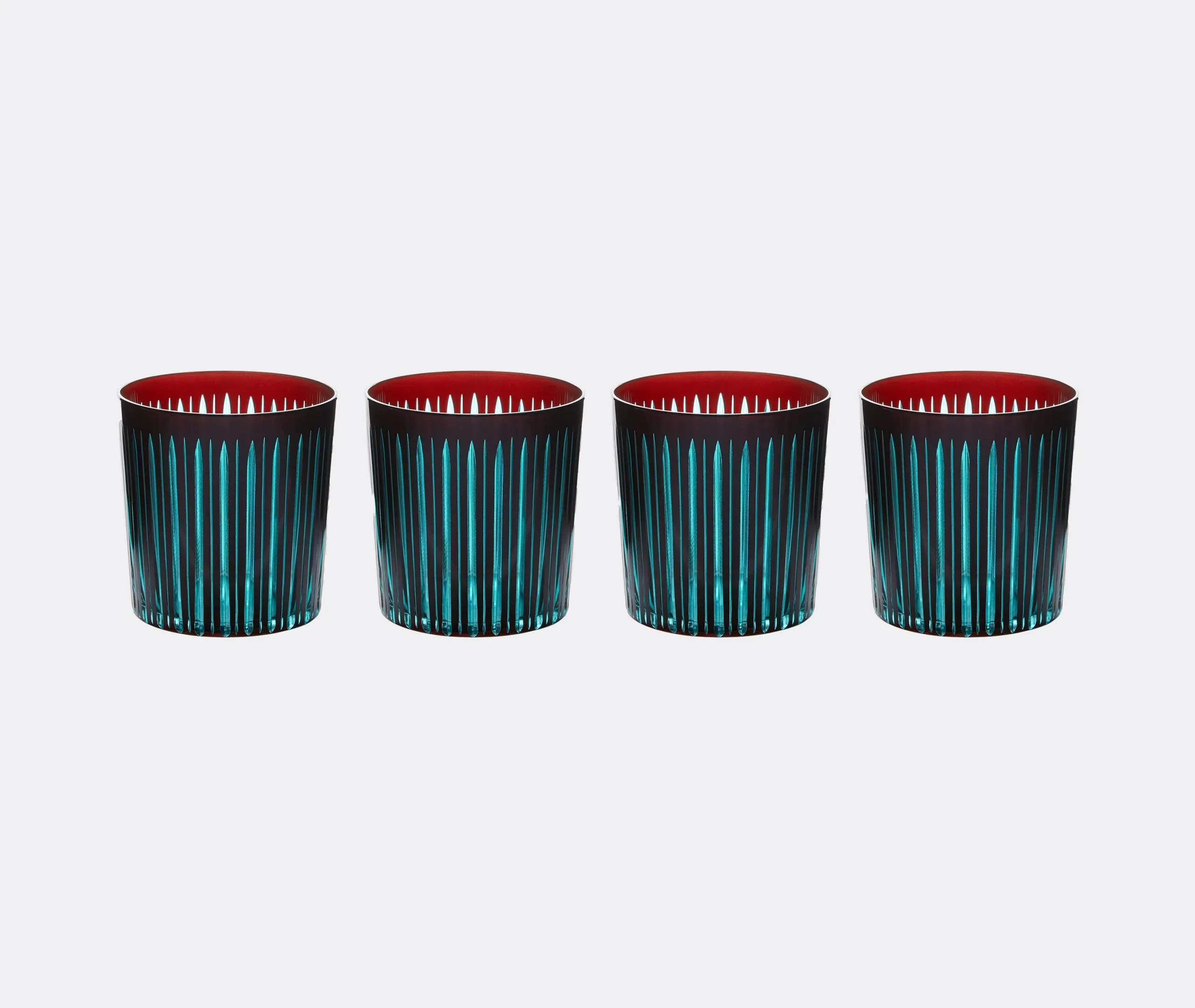 4-Piece Cocktail Glass Set - Bordeaux, Glass