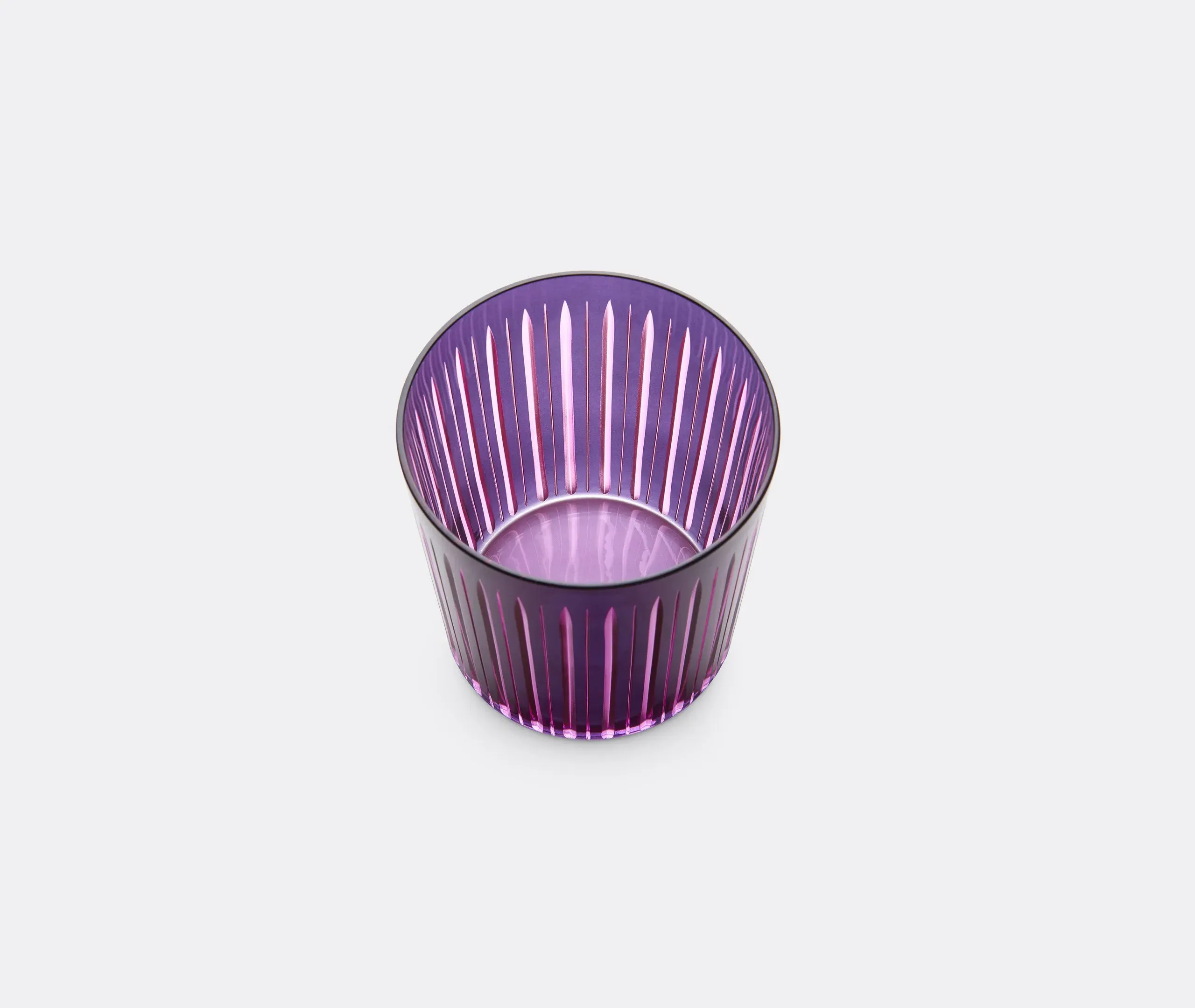 4-Piece Cocktail Glass Set - Purple, Glass