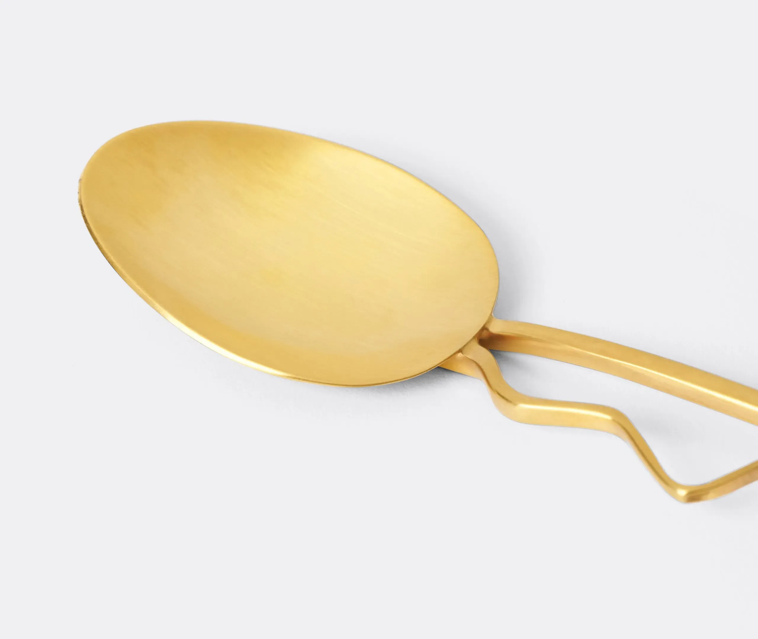 4-Piece Cocktail Spoon Set with Spiral - Gold