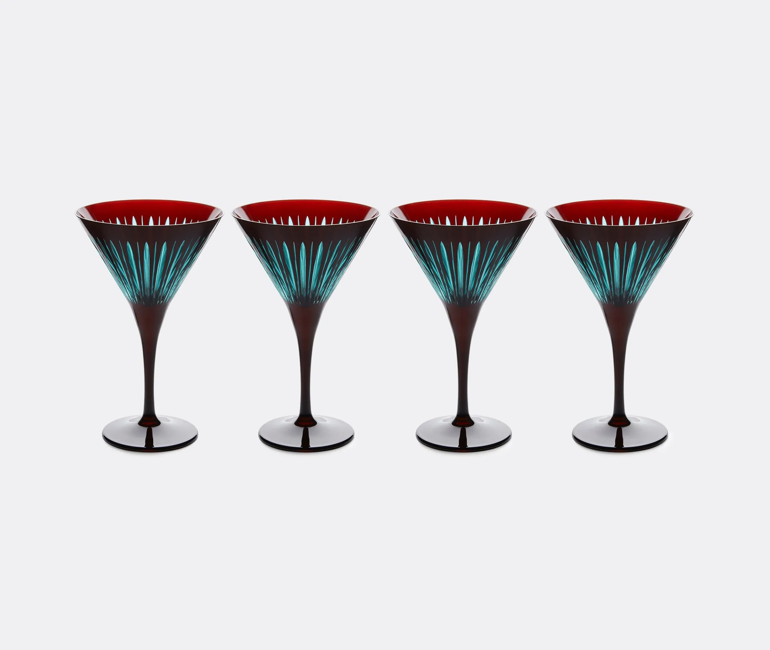 4-Piece Martini Glass Set - Bordeaux, Glass image