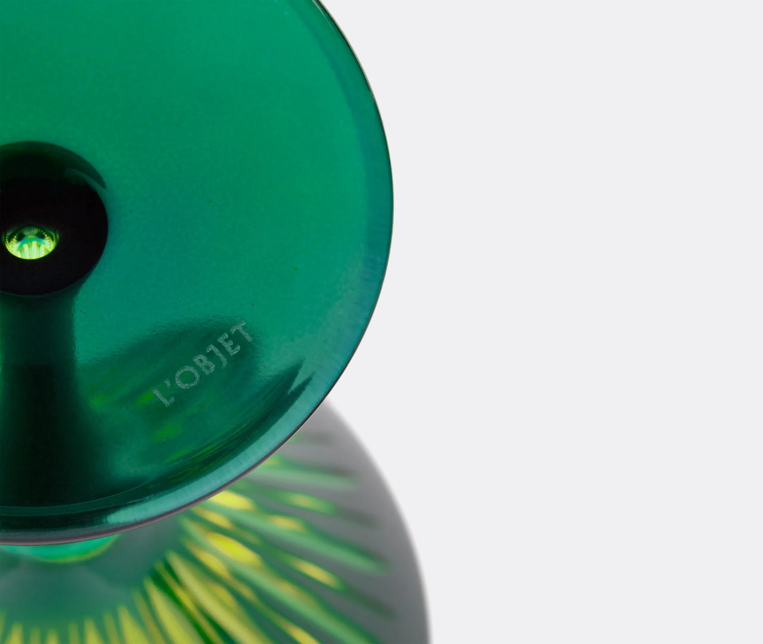 4-Piece Martini Glass Set - Green, Glass