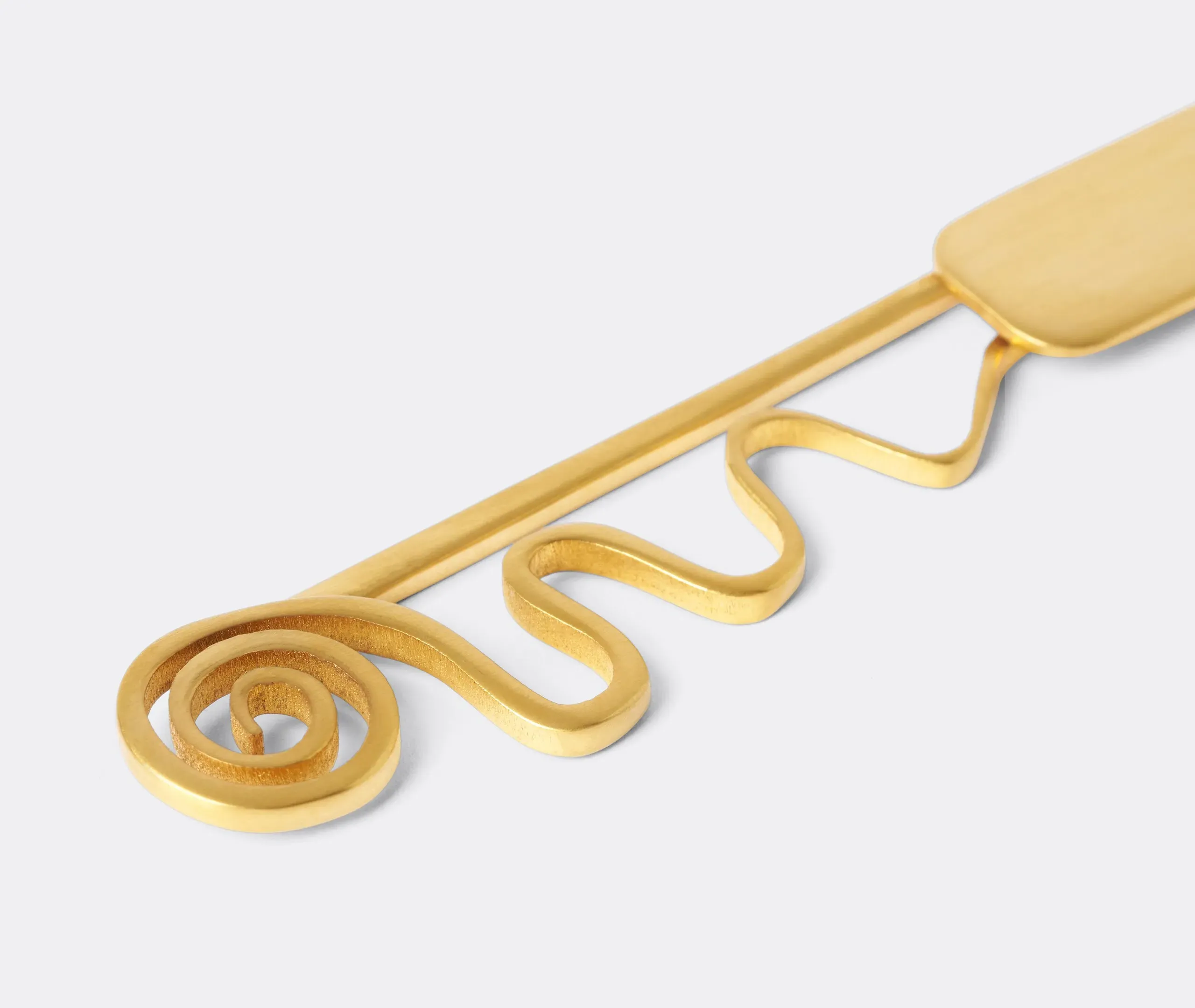 4-Piece Spreader Set with Spiral Design - Gold