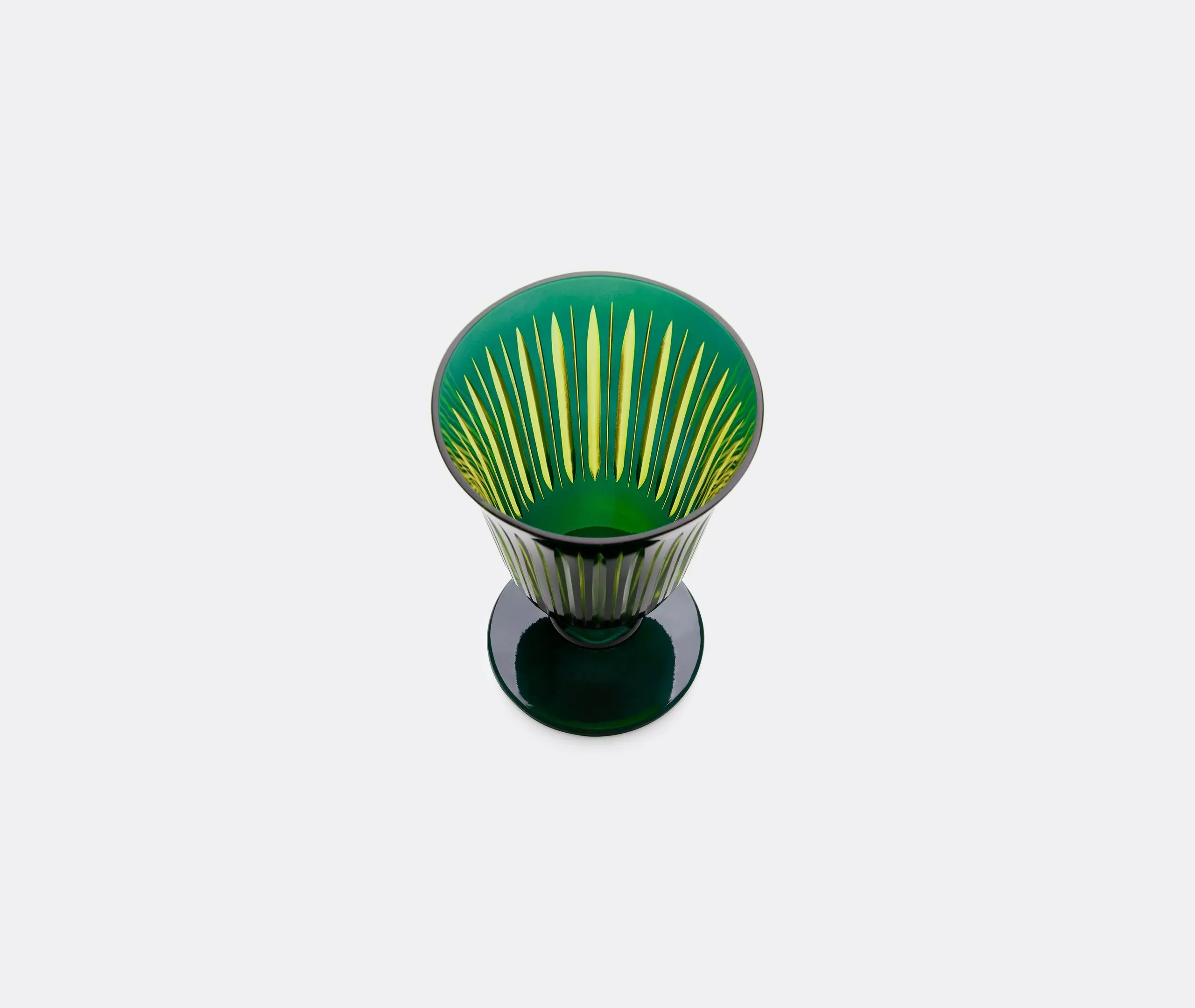 4-Piece Wine Glass Set - Green, Glass